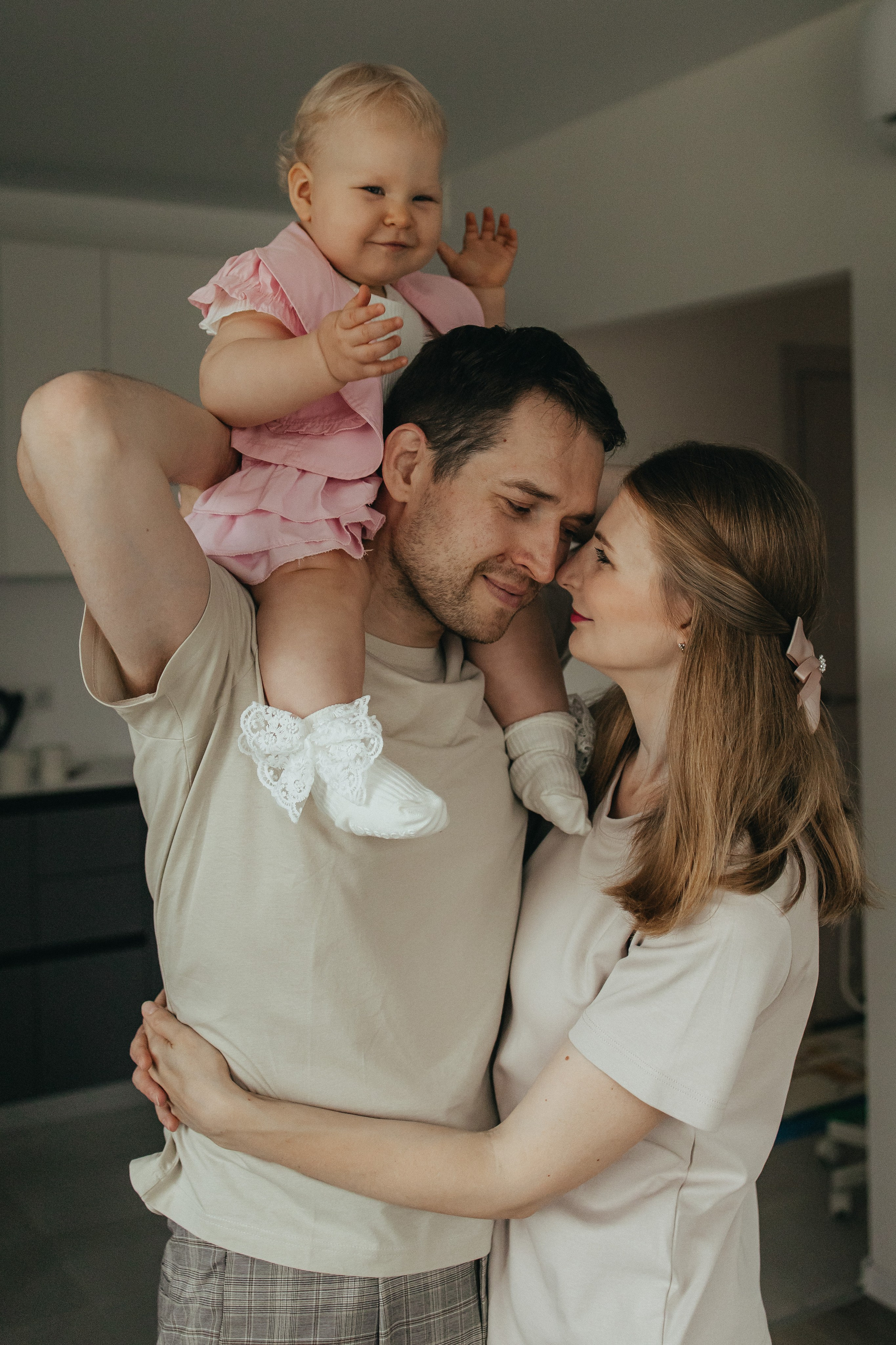 Домашняя фотосессия на 1 годик. Семейный фотограф в Москве, Щелково, Фрязино _ Виктория Степанова