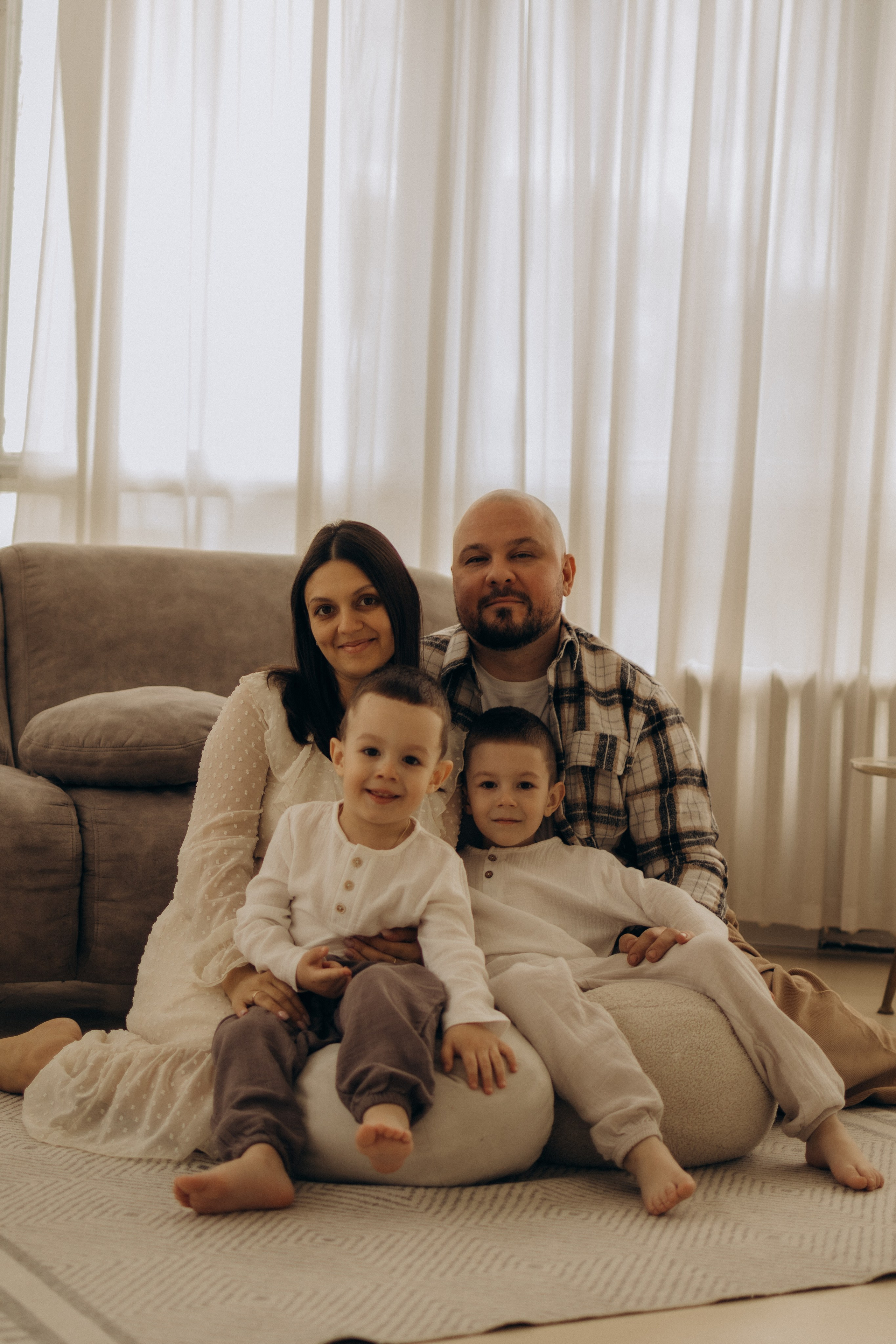 Владимир, Диана, Максим и Богдан. Семейный фотограф Москва