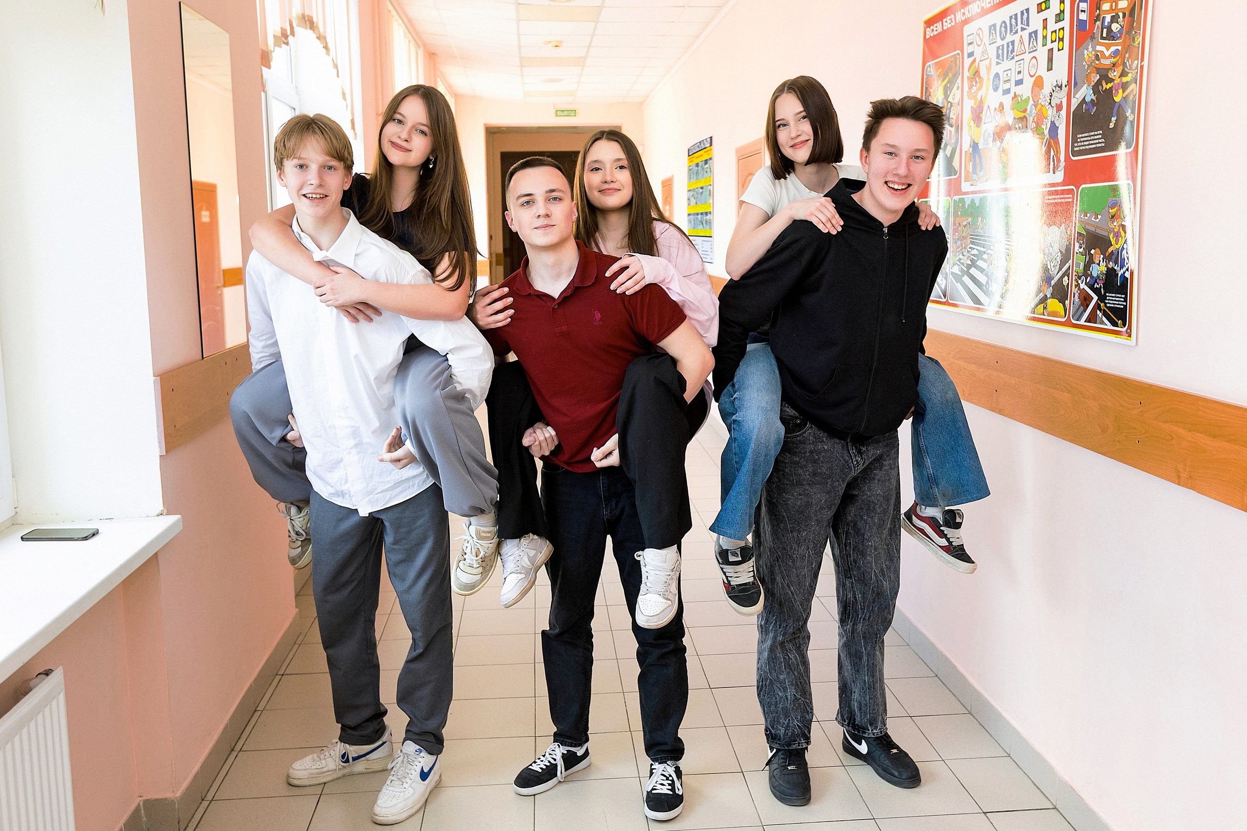 В школе. Старшая школа. Свадебный, семейный, детский фотограф в Санкт-Петербурге