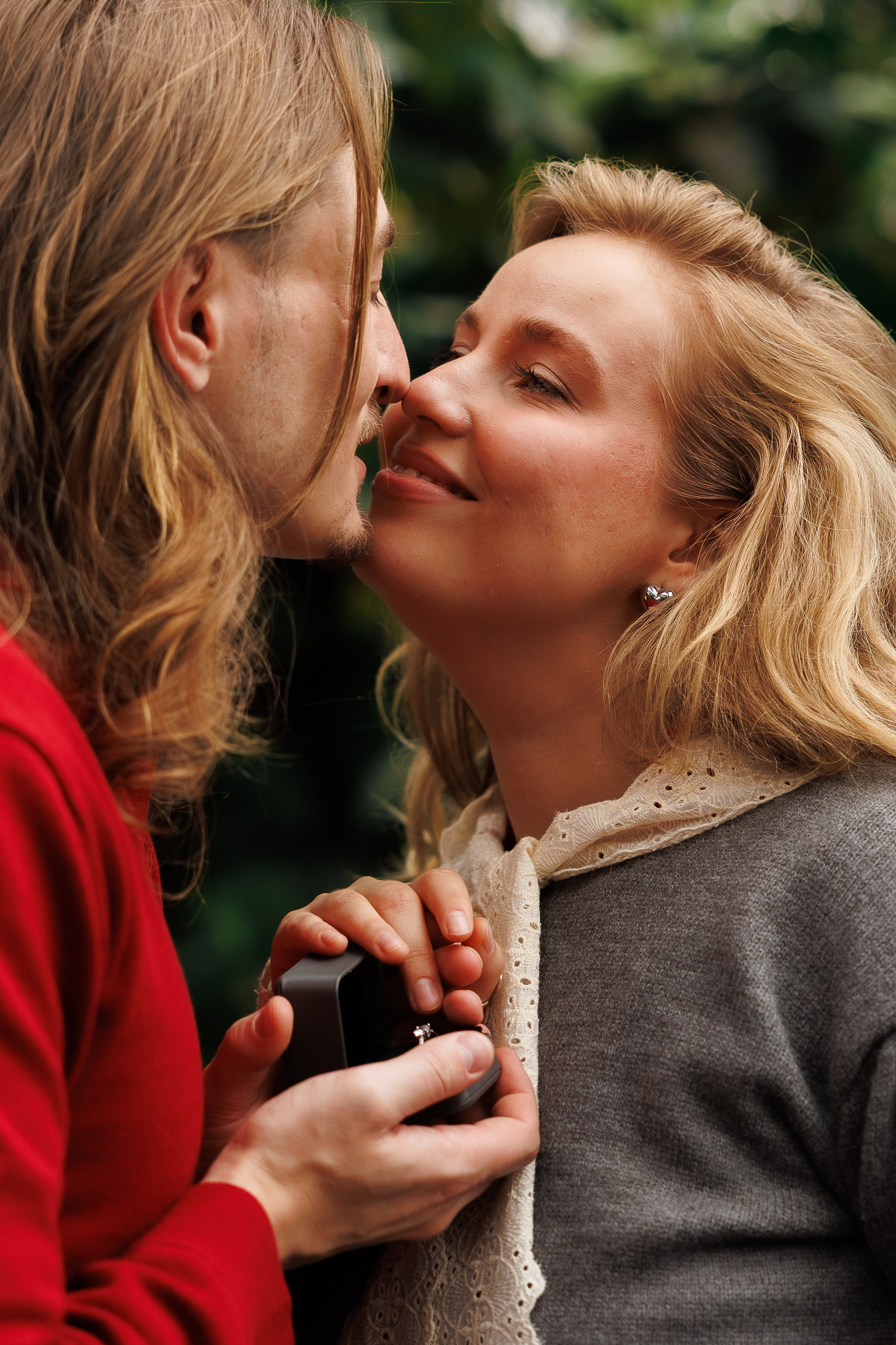 Предложение в оранжерее. Свадебный и семейный фотограф в Москве Красинская Мария