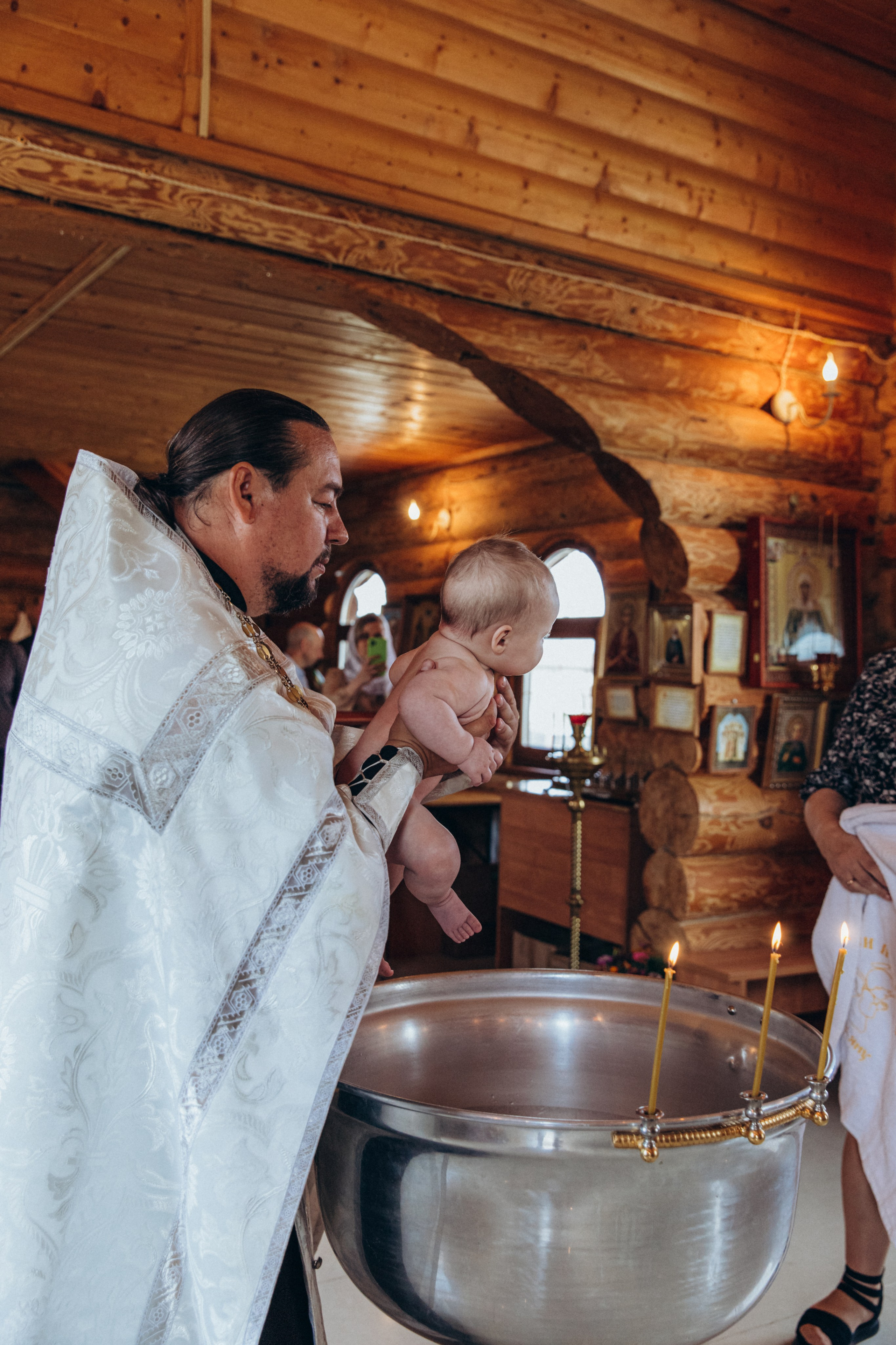 Крещение Марьяны. Фотограф на крещение в Рязани. Семейный фотограф