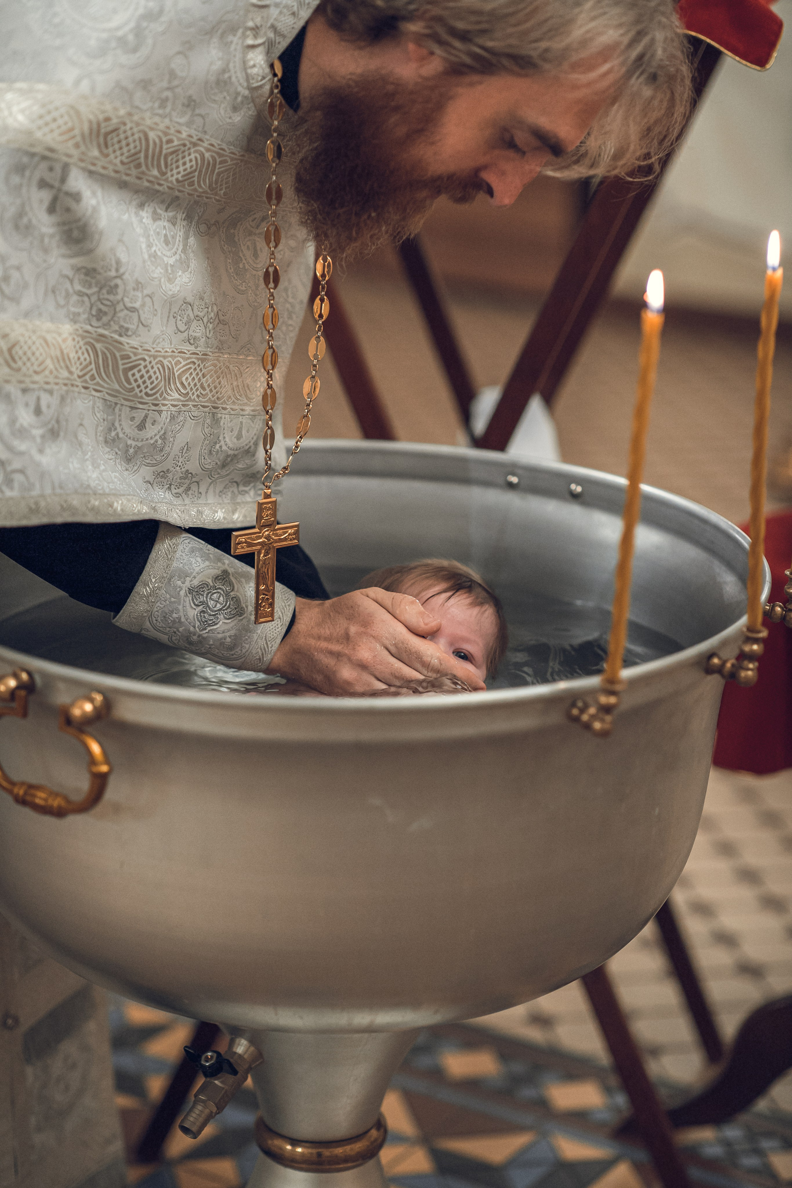 Крещение Полины. Фотограф на крещение в Рязани. Семейный фотограф