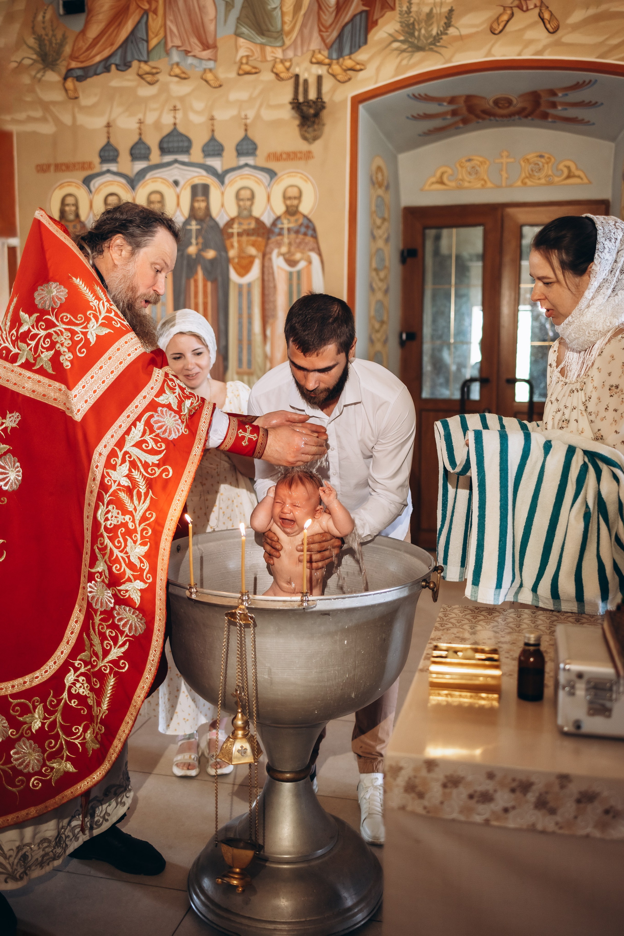 Крещение. Семейный фотограф, детские, семейные, лав стори съемки в Москве