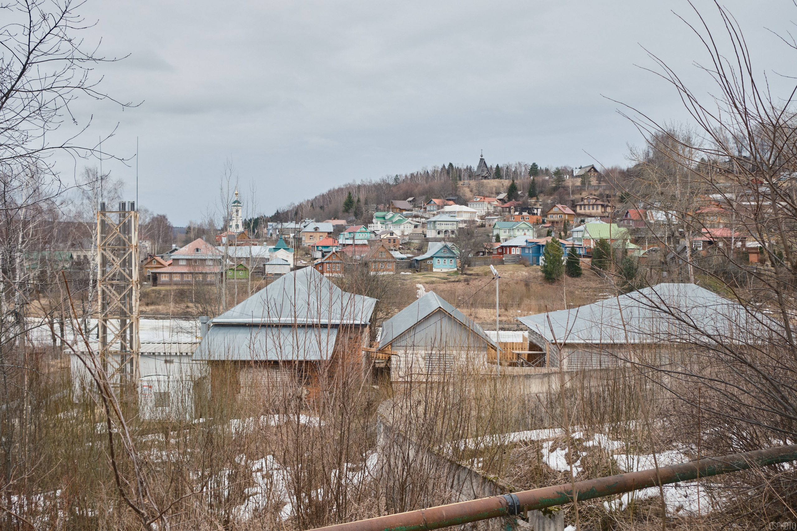 Плёс. Волга. Март. Фотографъ Сергѣевъ. Поймать мгновеніе