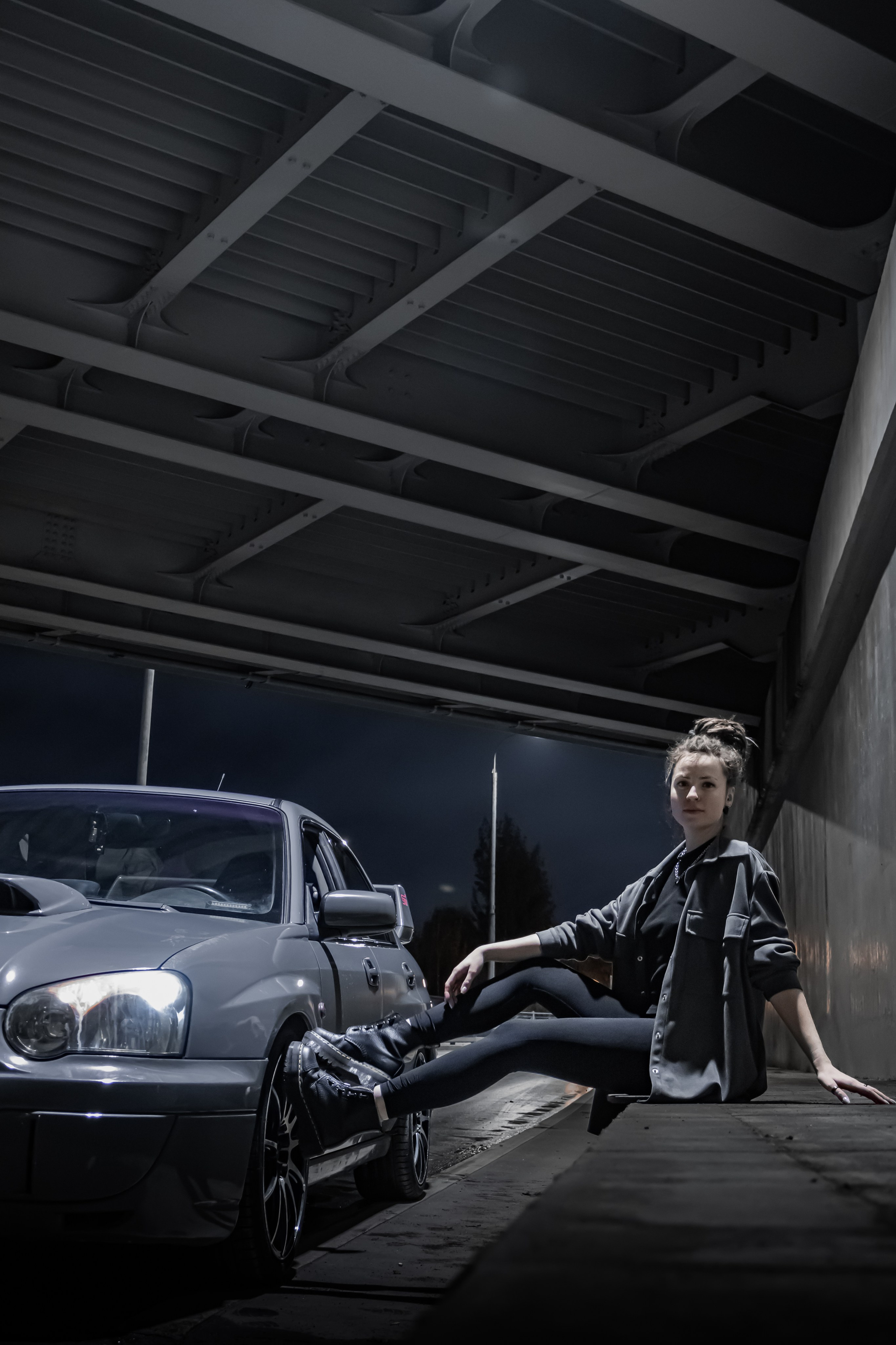 Тандем Драйва: фотосессия вас и вашего автомобиля. Валерия и Subaru. Ирина Санрайз — Автомобильный фотограф в Москве