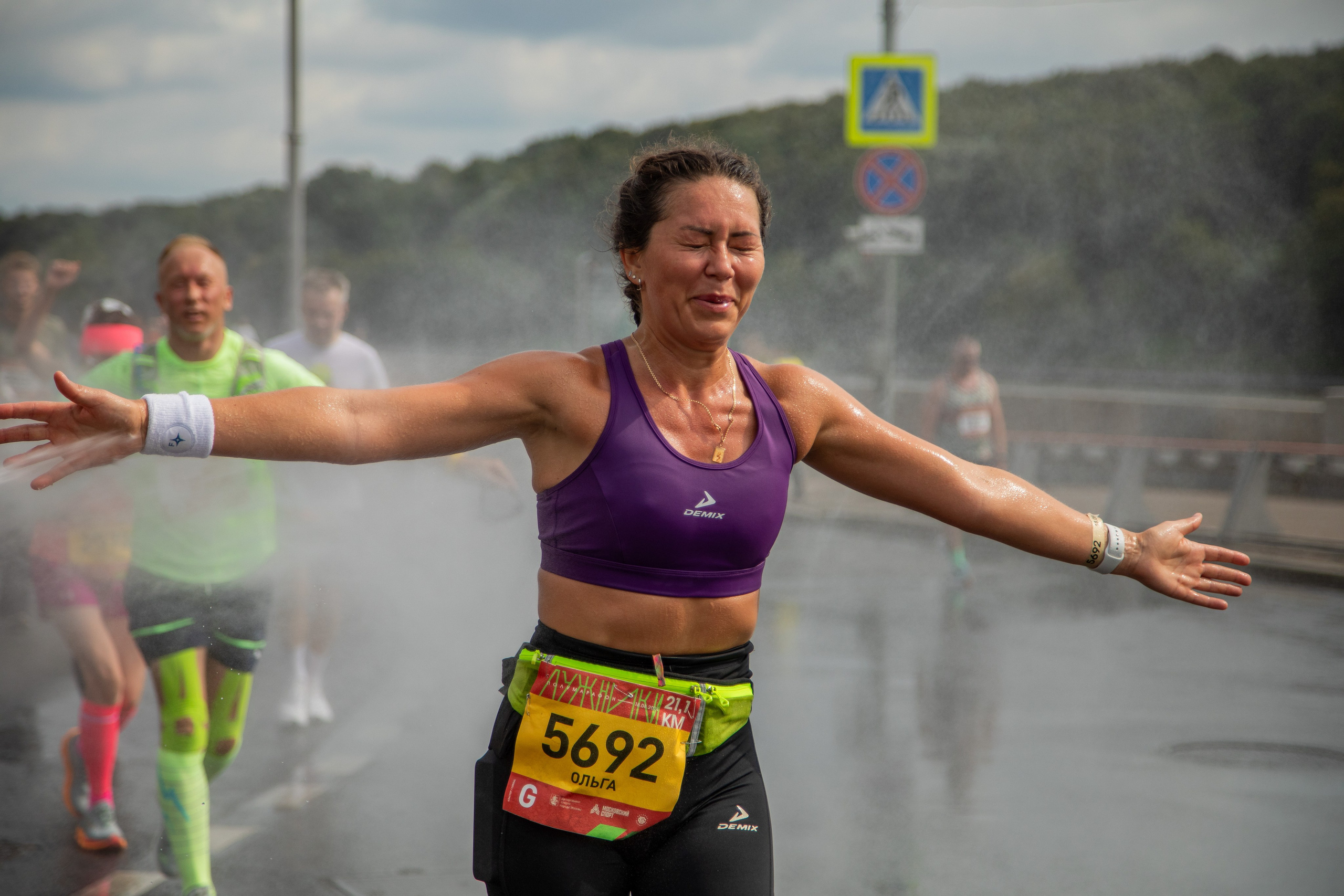 Полумарафон Лужники 18.08.24. Фотограф Сергей Ловкий