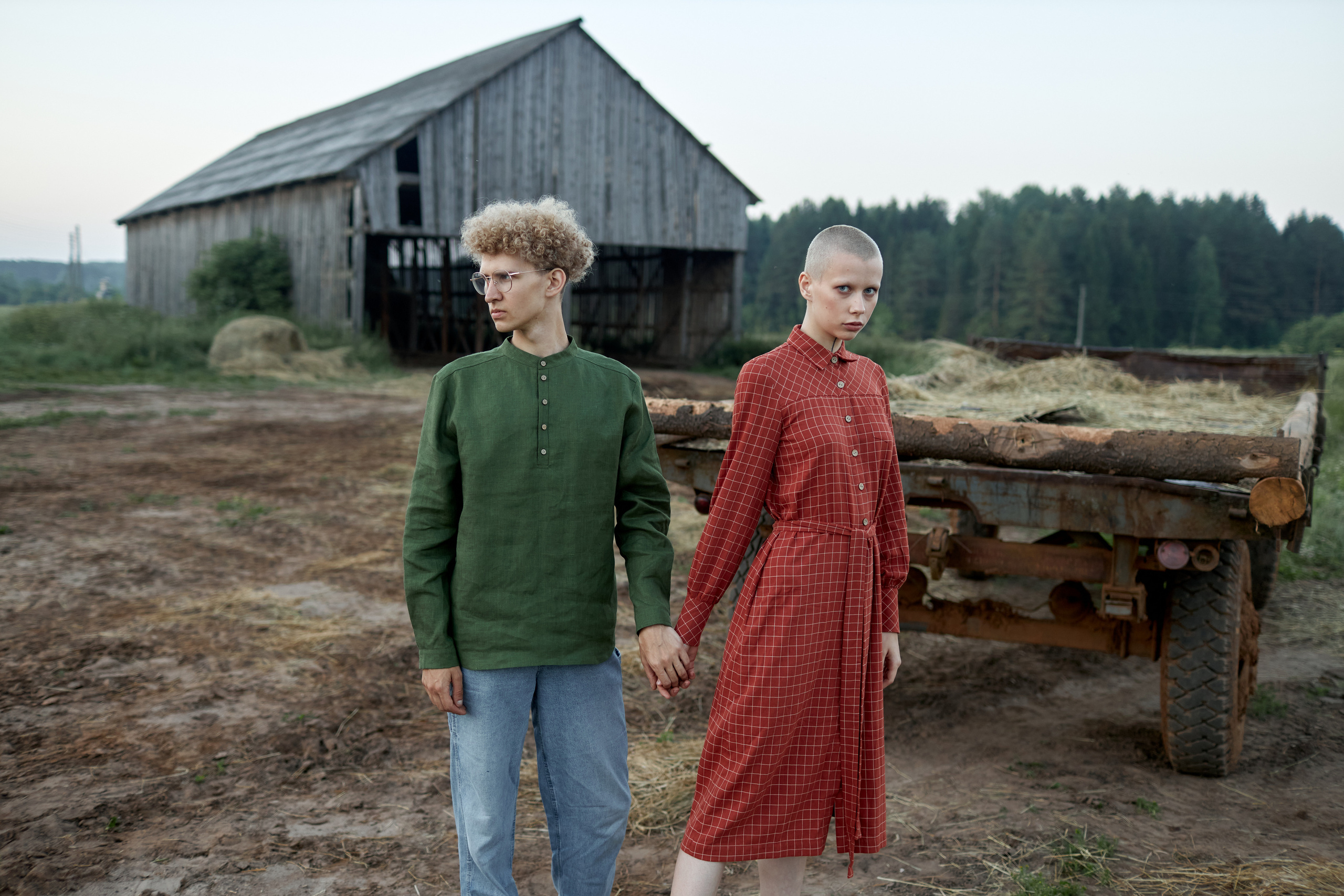 Рассвет на ферме. Фотосессия Киров. Александр Прозоров фотограф в Кирове