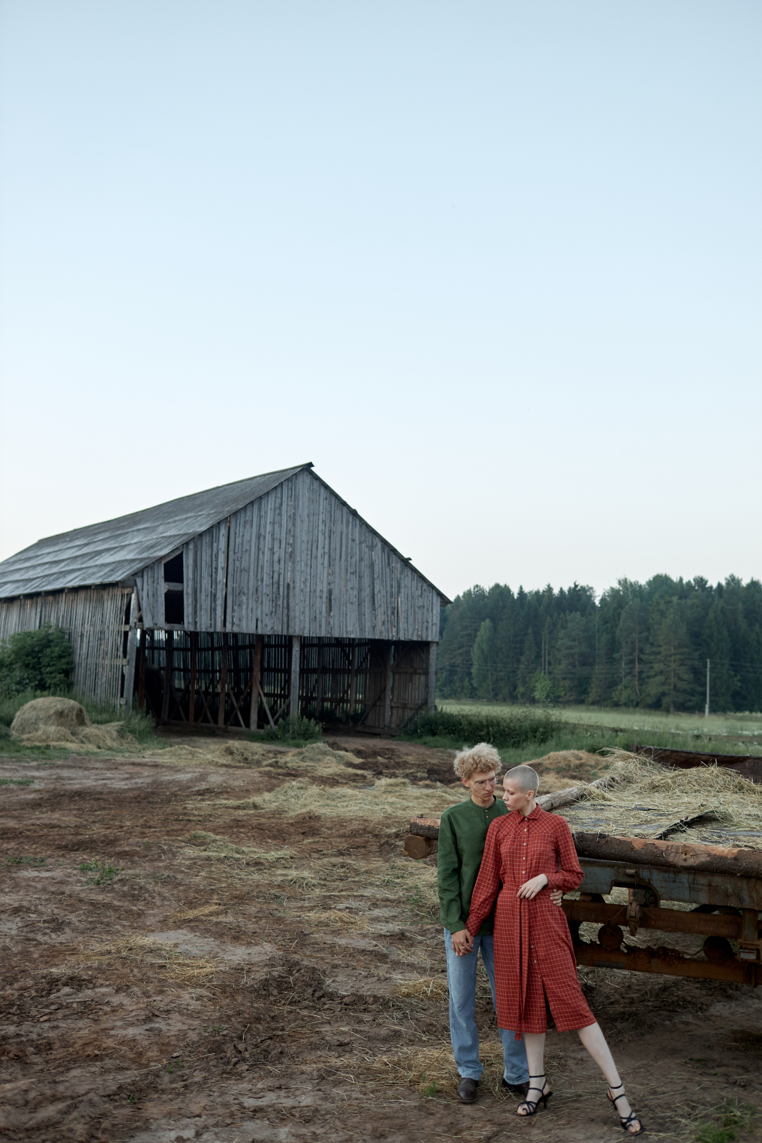 Рассвет на ферме. Фотосессия Киров. Александр Прозоров фотограф в Кирове