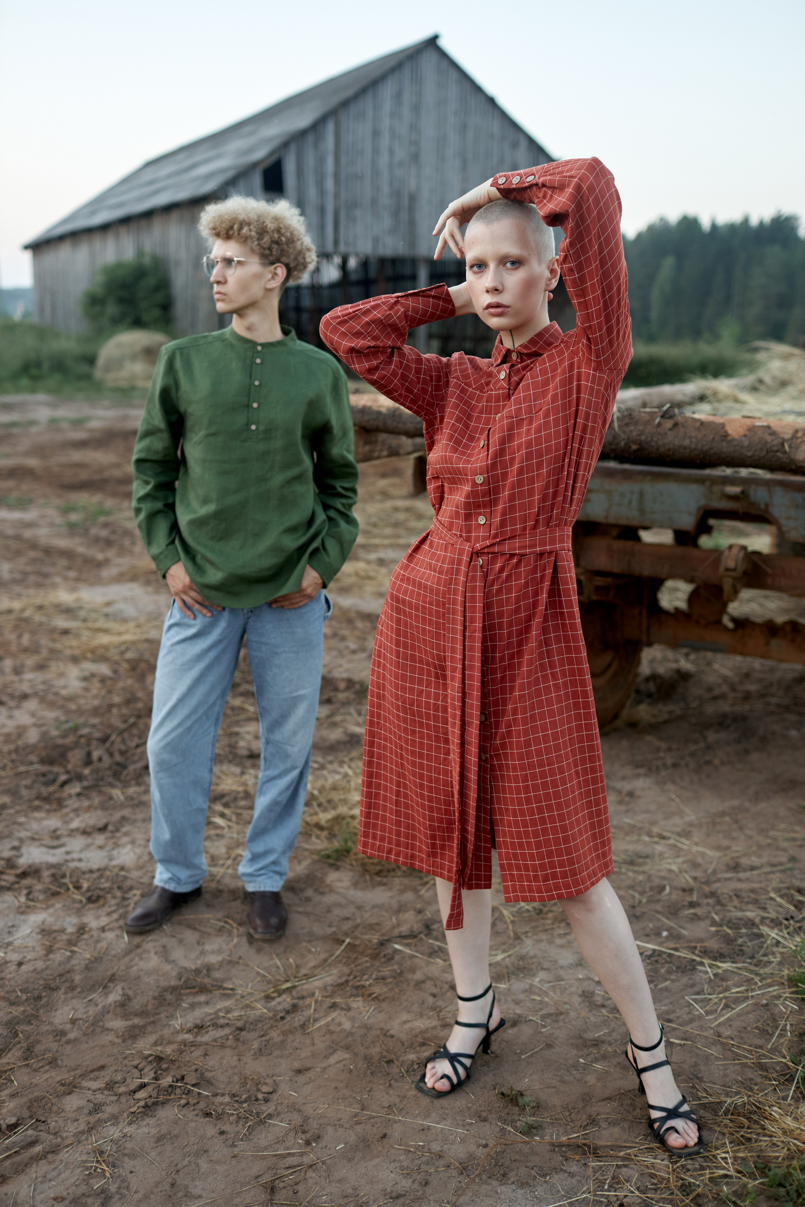 Рассвет на ферме. Фотосессия Киров. Александр Прозоров фотограф в Кирове