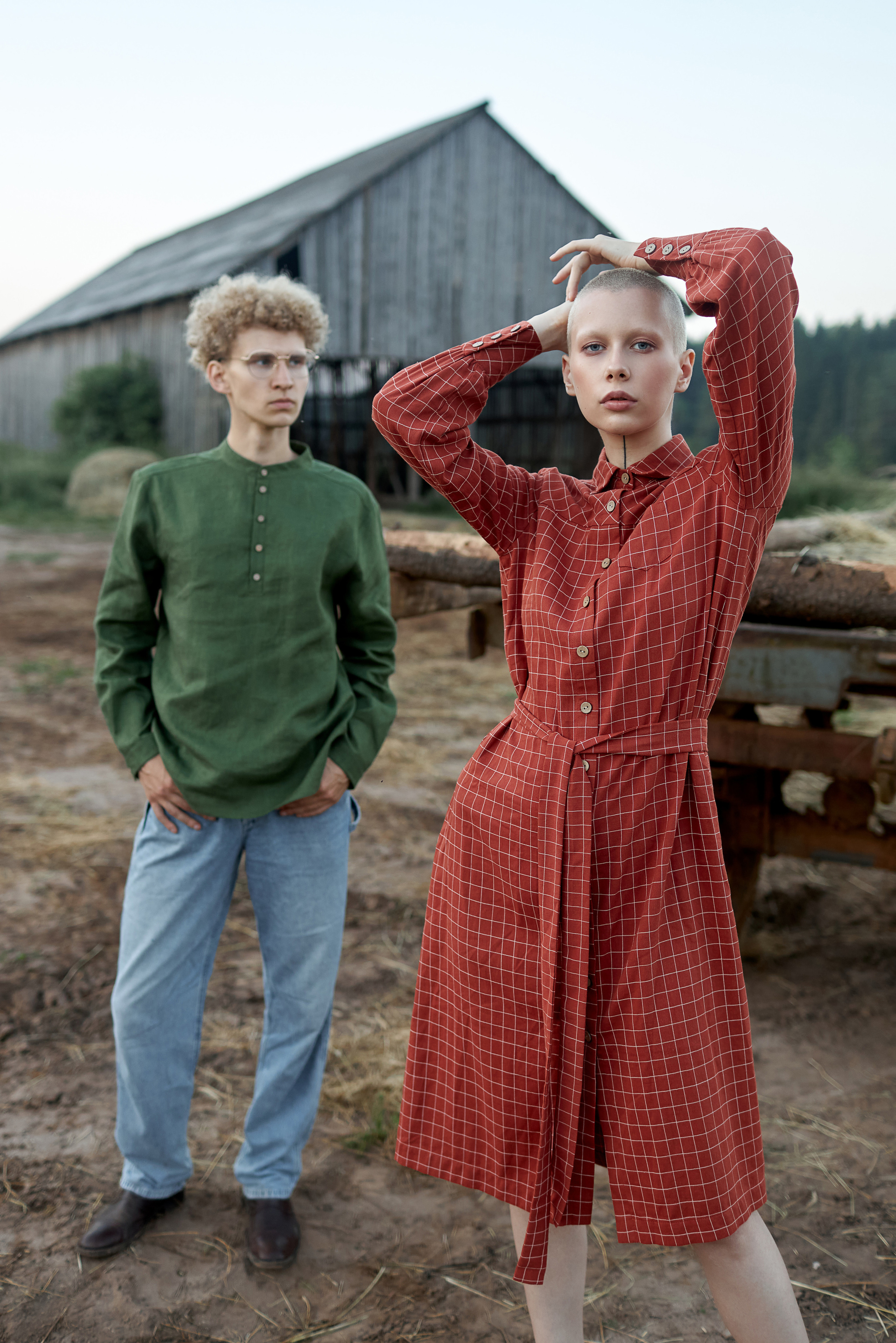 Рассвет на ферме. Фотосессия Киров. Александр Прозоров фотограф в Кирове