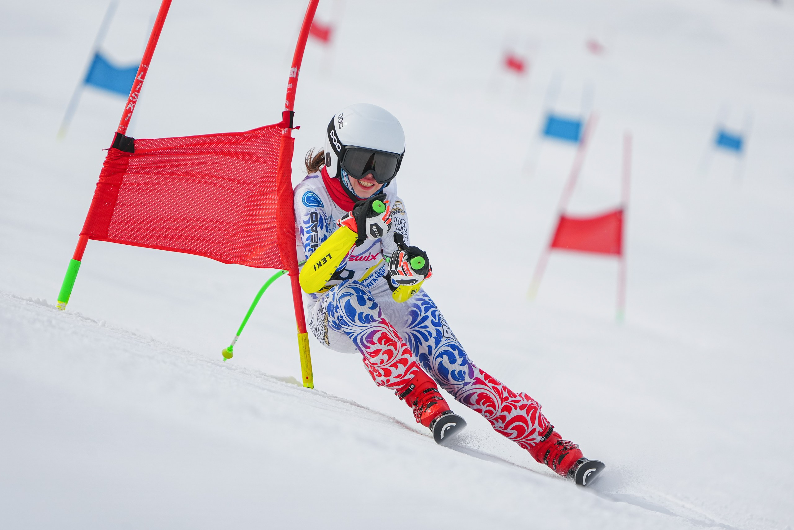 GS (Giant Slalom) - Слалом-гигант. Соревнования по горнолыжному спорту. Московская область, Шуколово