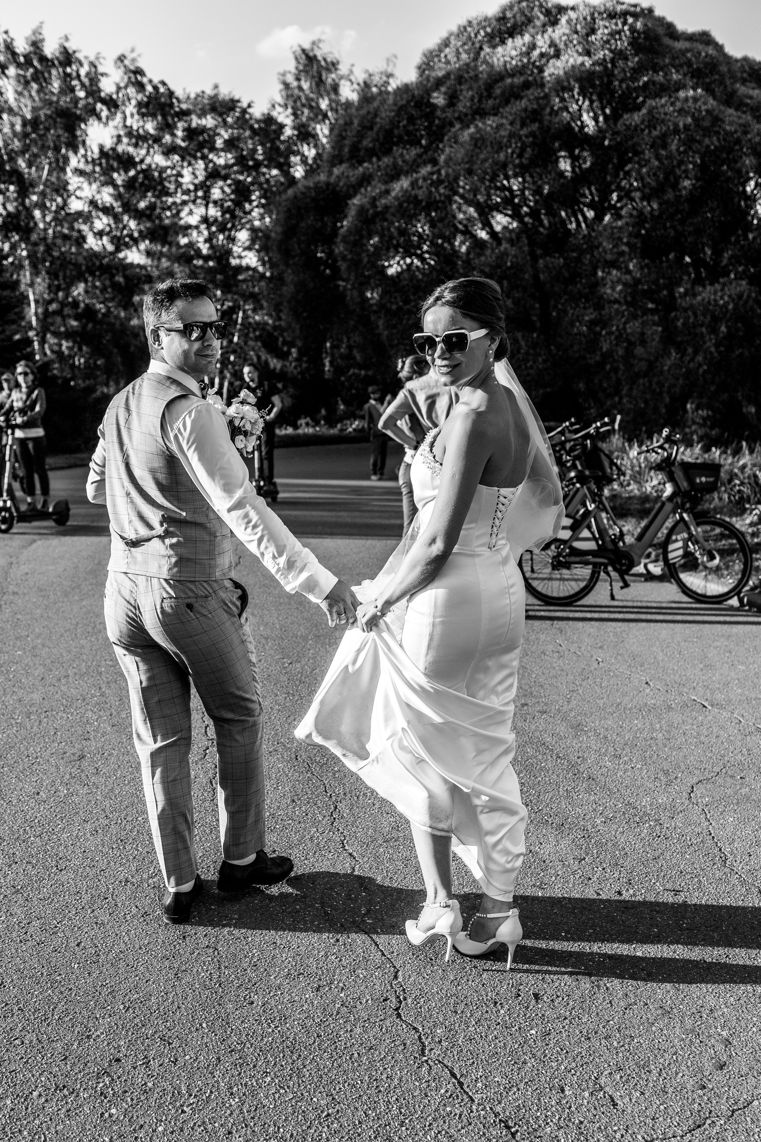 На кабриолетах. Свадебный фотограф в Москве Арчылан Николаев