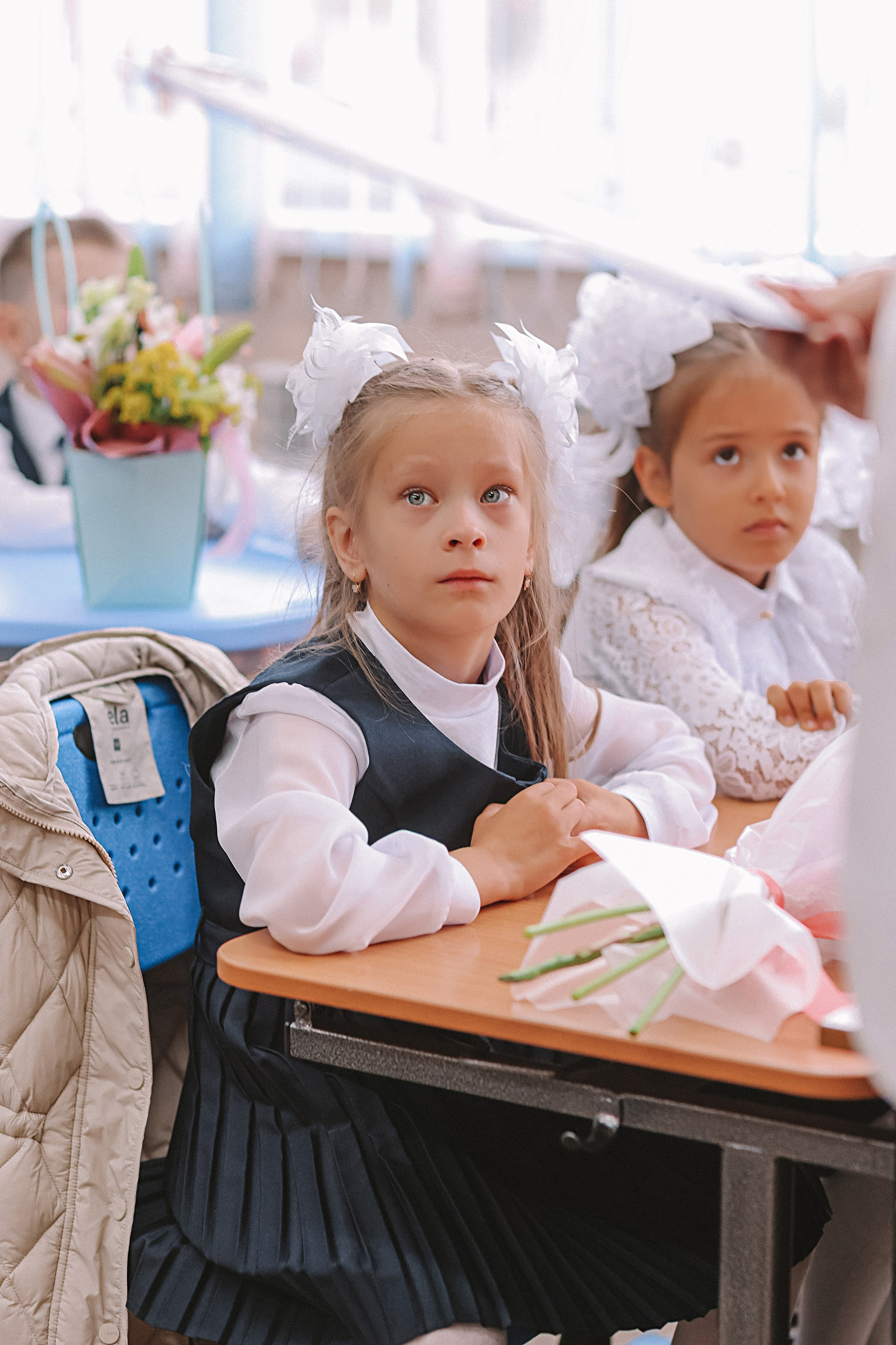 1 сентября линейка+кл час+портреты. Семейный фотограф Тюмень, фотограф на роды Салмина Мария