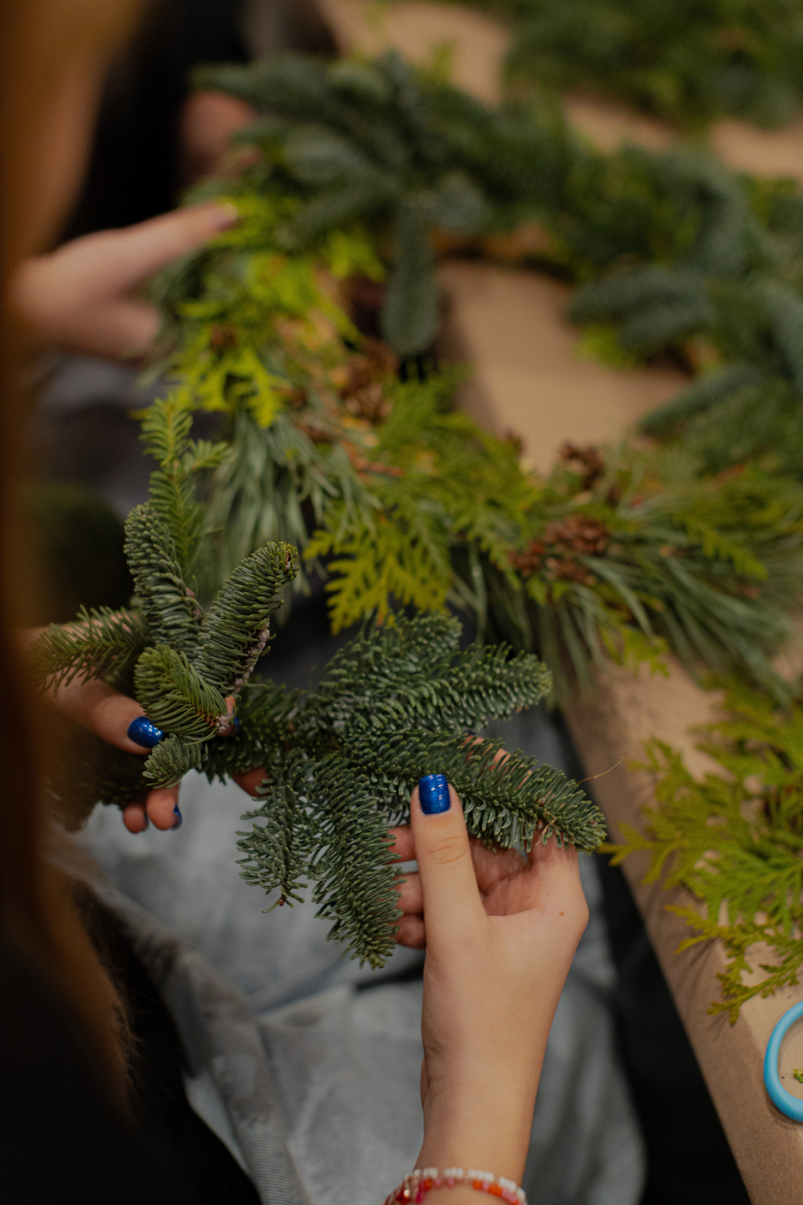 Мк Новогодний Венок. Анастасия Ракчеева Художник