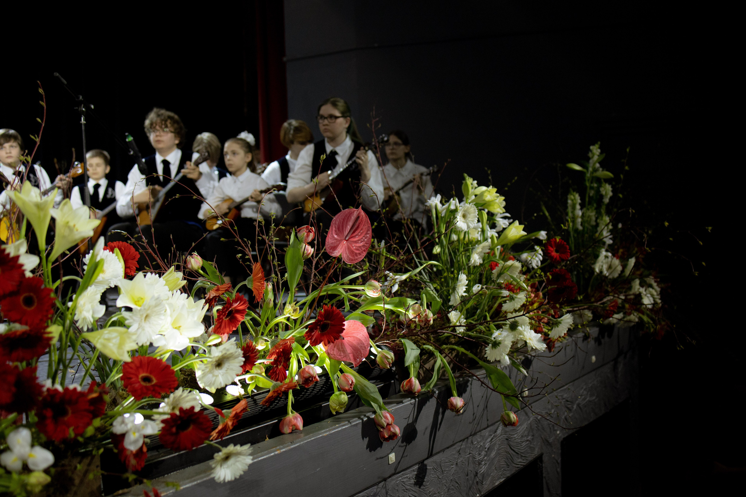 Оформление Отчетного концерта Музыкальной школы Глазунова. Оформление свадеб, декор свадеб Вера Маркова, Москва