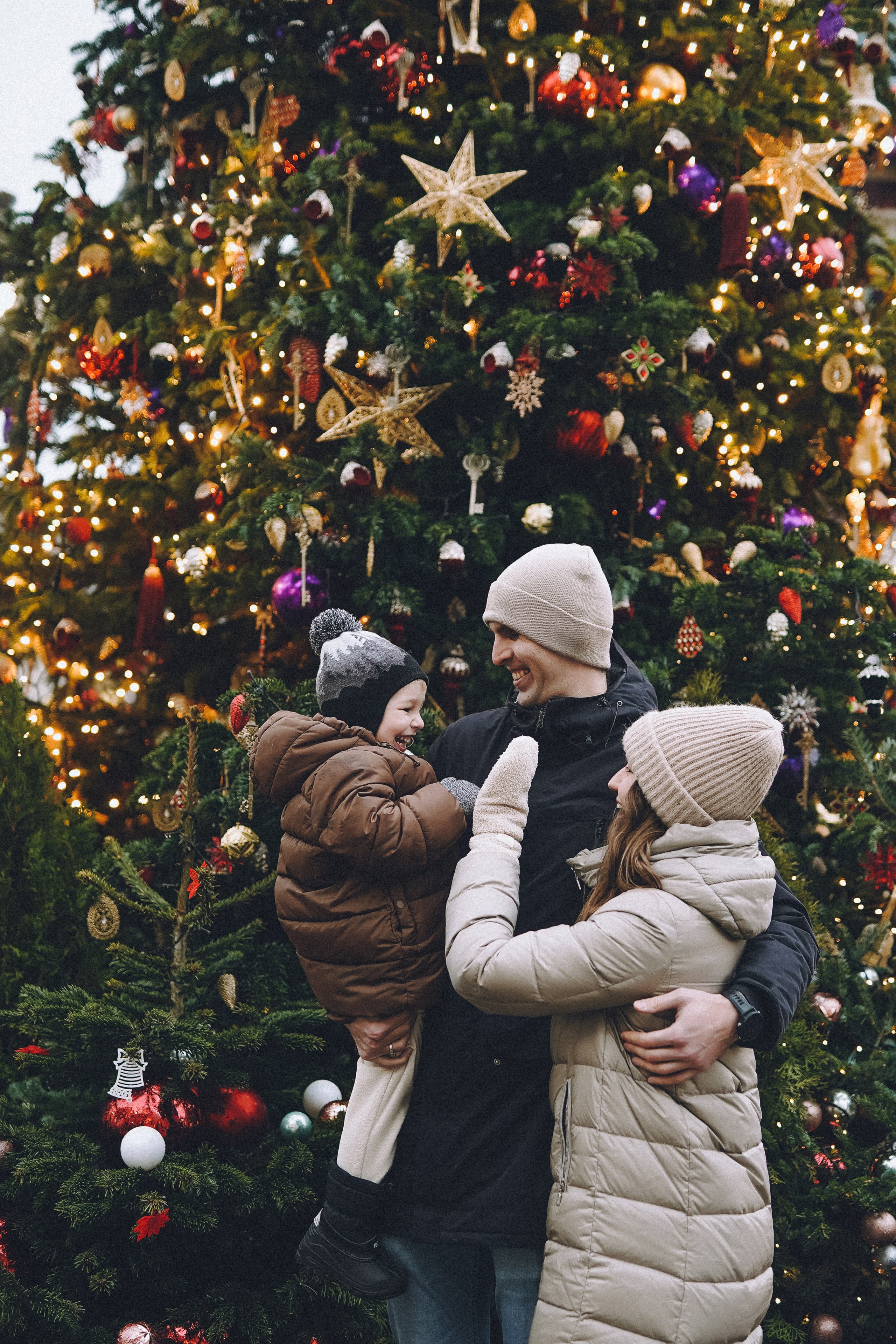 Прогулка по новогодней Москве для Юли, Жени и Вани. Фотограф Наталья Колганова