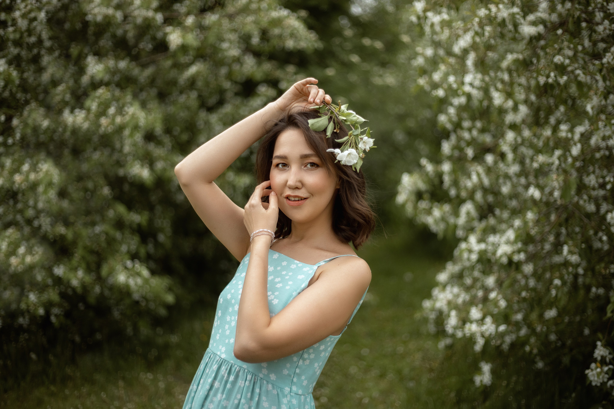 Настя цветение. Детский и семейный фотограф г. Чебоксары Оля Горбунова