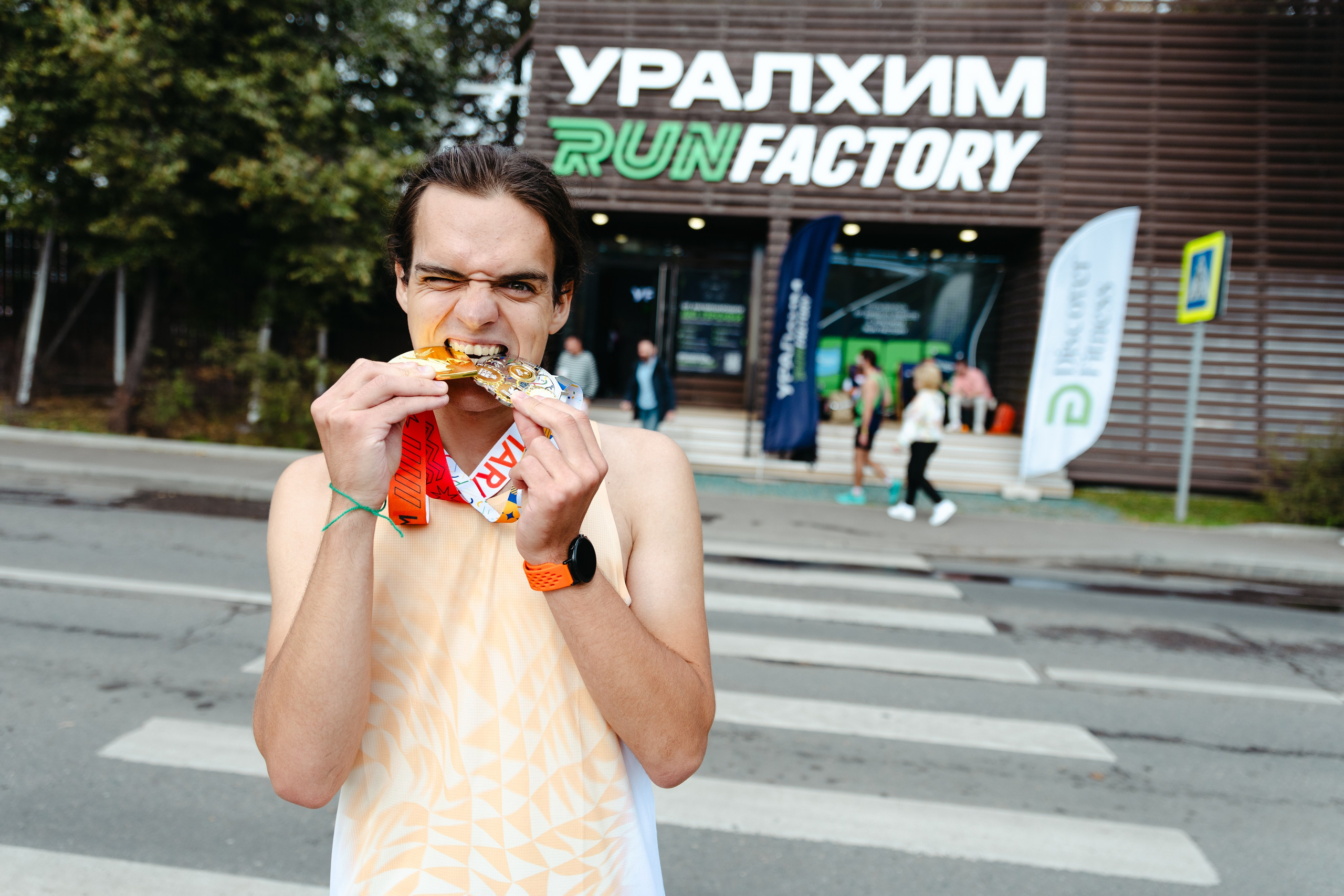 УRF на Московском Марафоне. Фотограф Иван Косарев