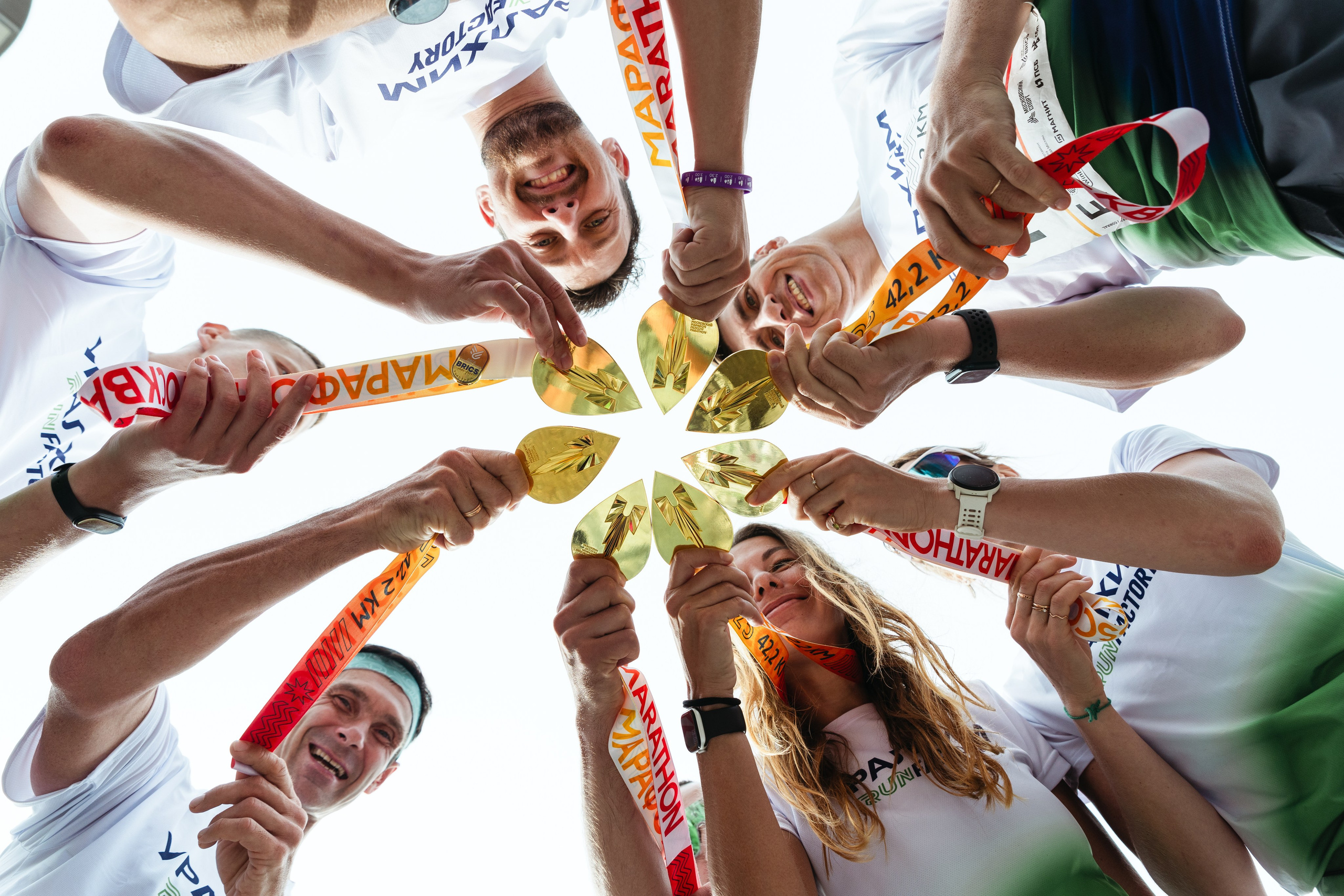 УRF на Московском Марафоне. Фотограф Иван Косарев