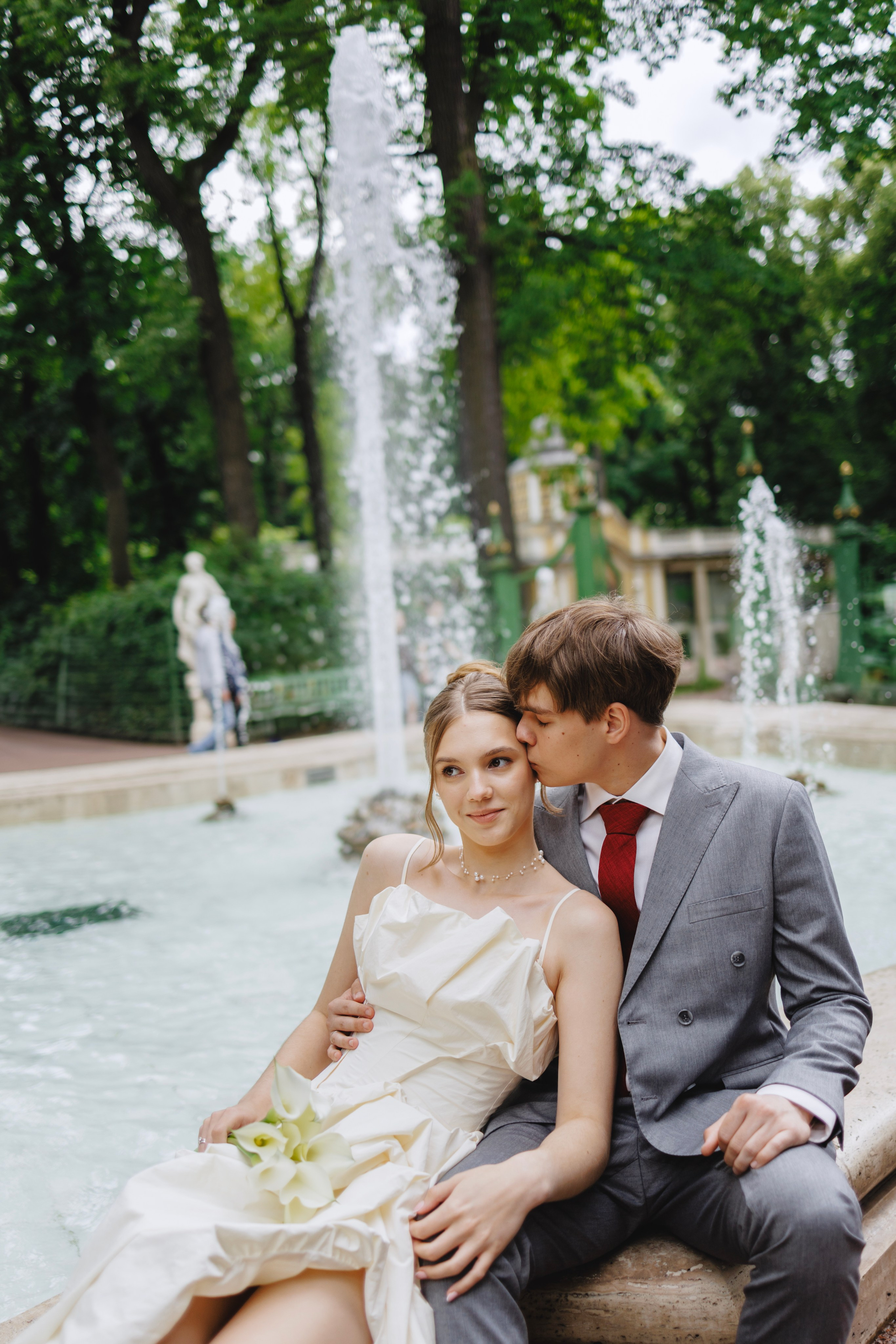 Артем Варвара, Летний сад. Боженова Елена фотограф Санкт-Петербург