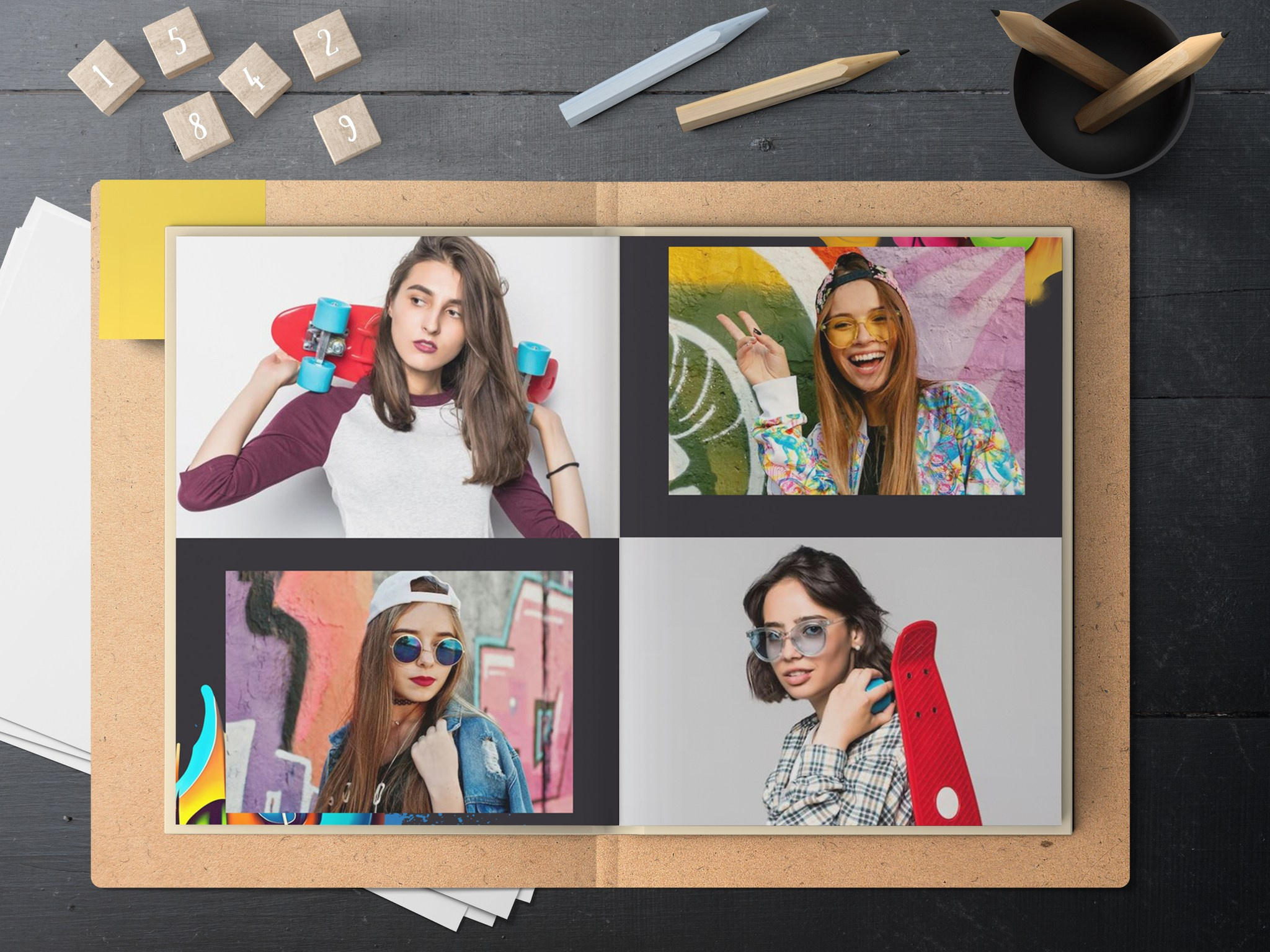 Дизайн альбомов для старших классов. Детский и семейный фотограф   г. Краснодар