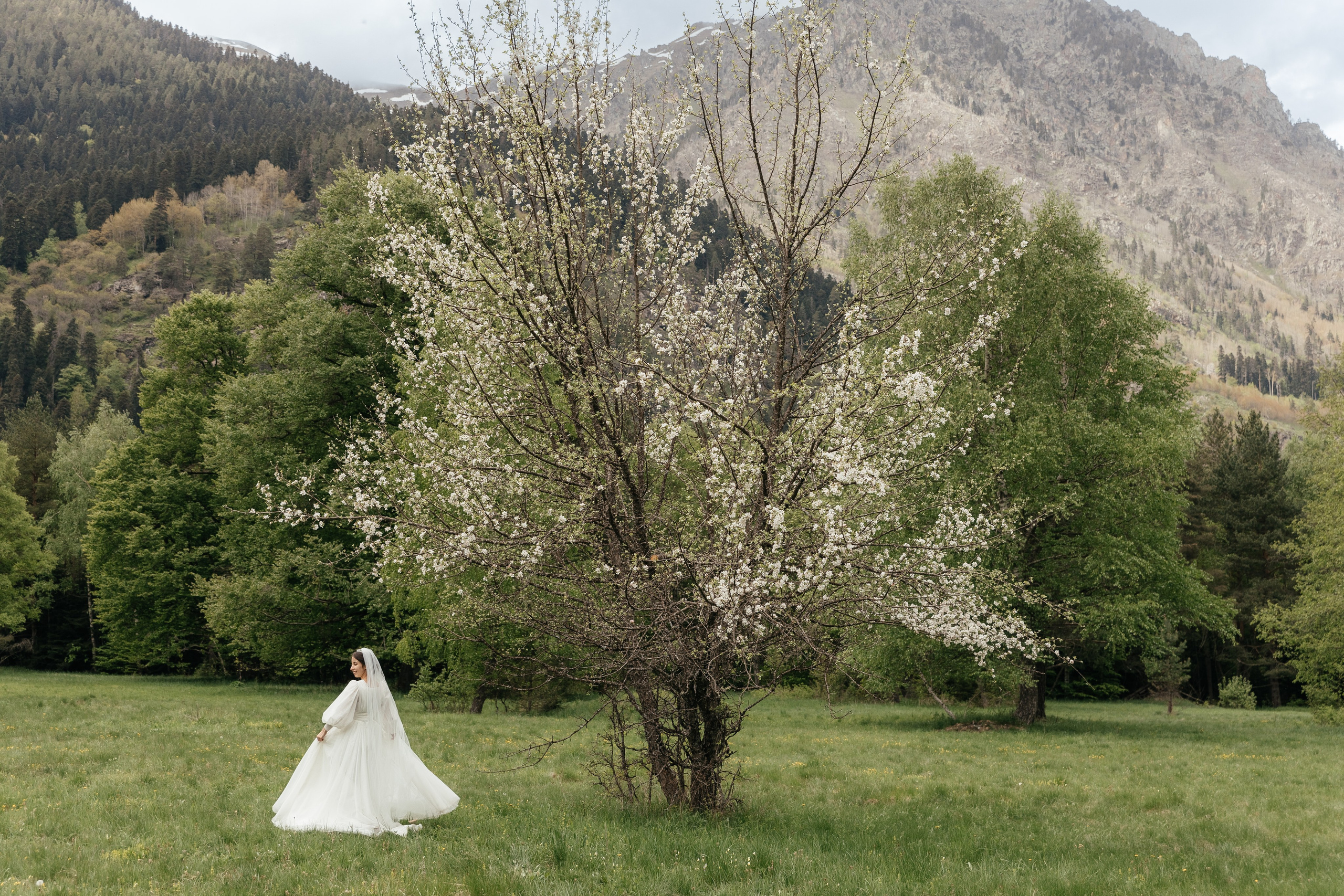 Вениамин и Валерия в Домбае. Миленина Юлия Свадебный и семейный фотограф в Краснодаре