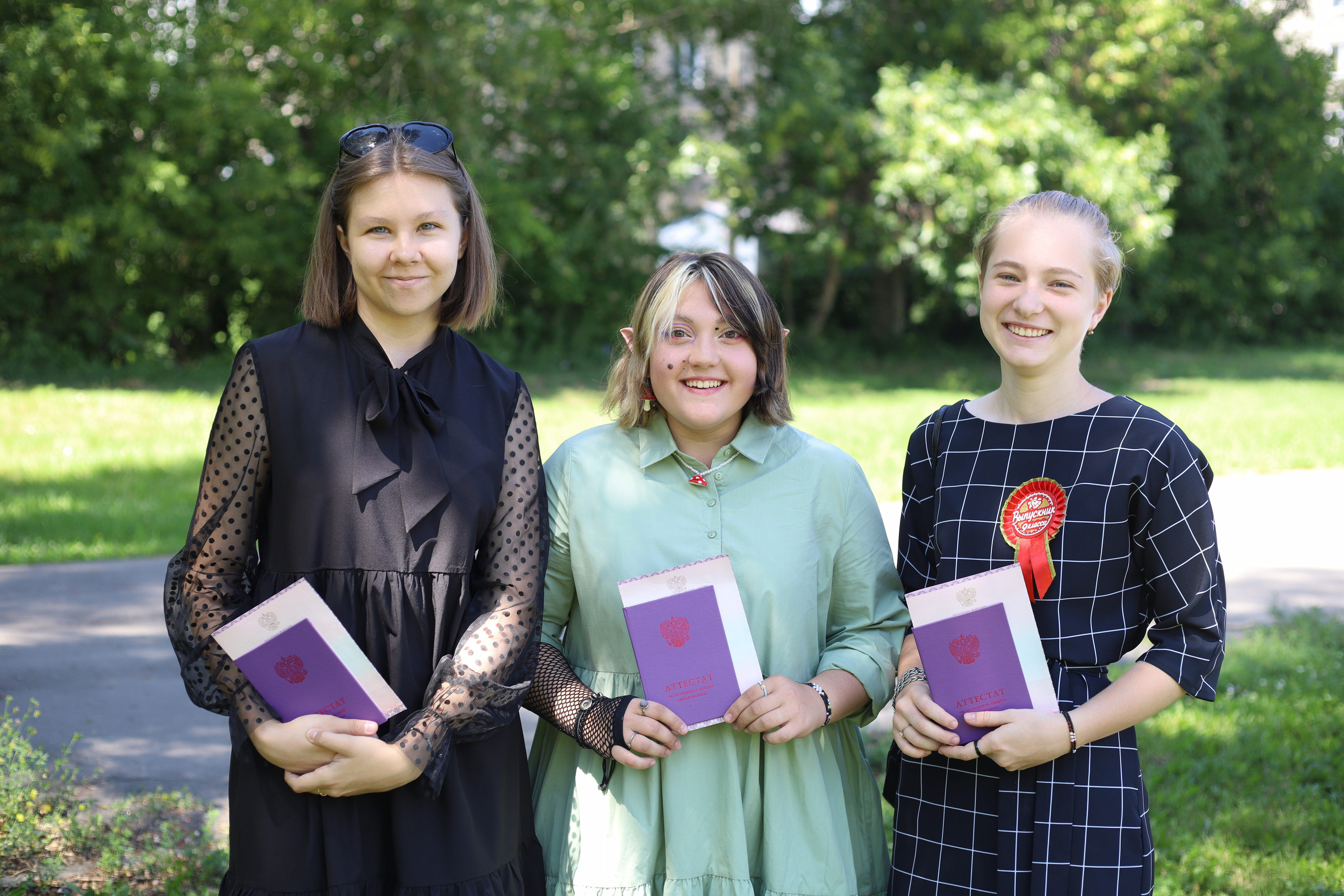 Вручение аттестатов 85 гимн. Фотограф Алёна Кладова