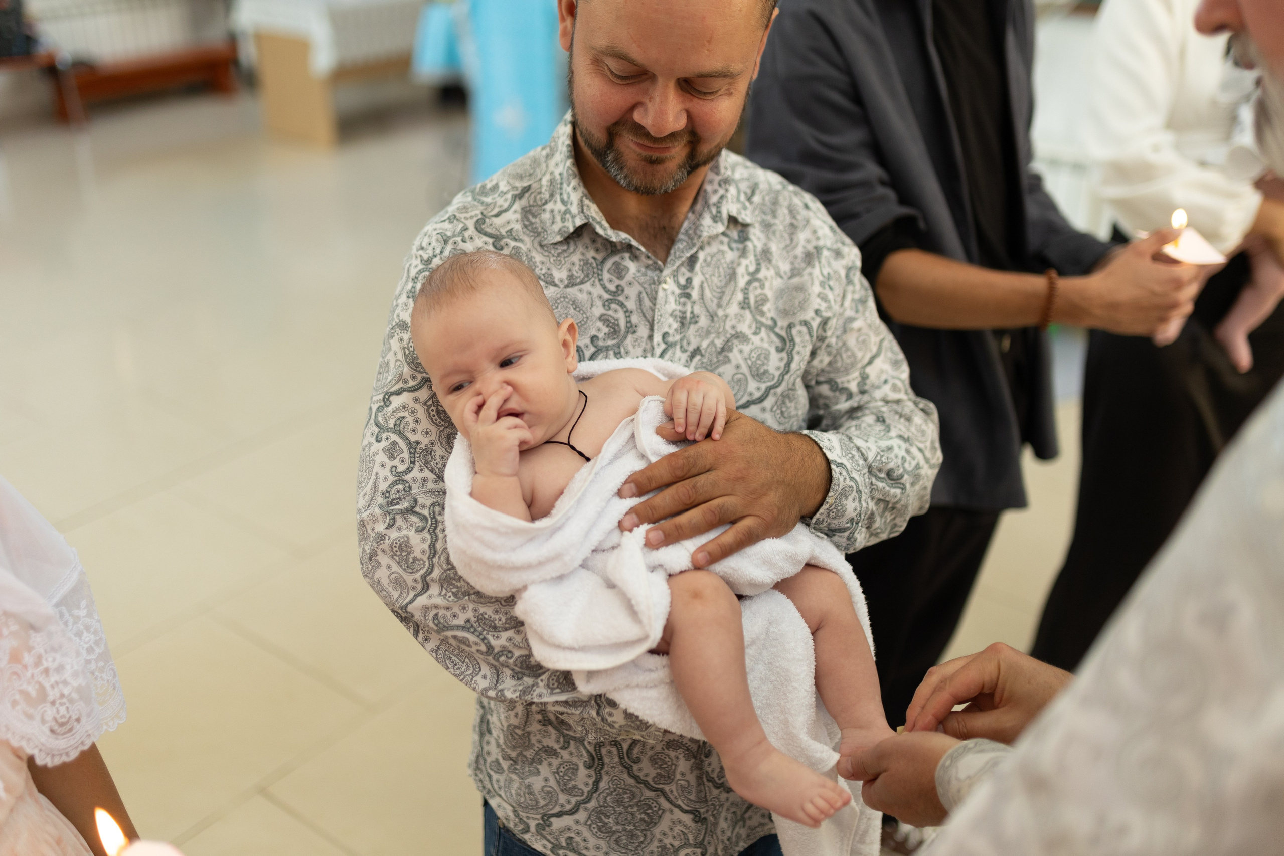 Крещение Артёма (все фото с таинсвта крещения). Фотограф новорожденных. Детский и семейный фотограф Марьяна Юдина