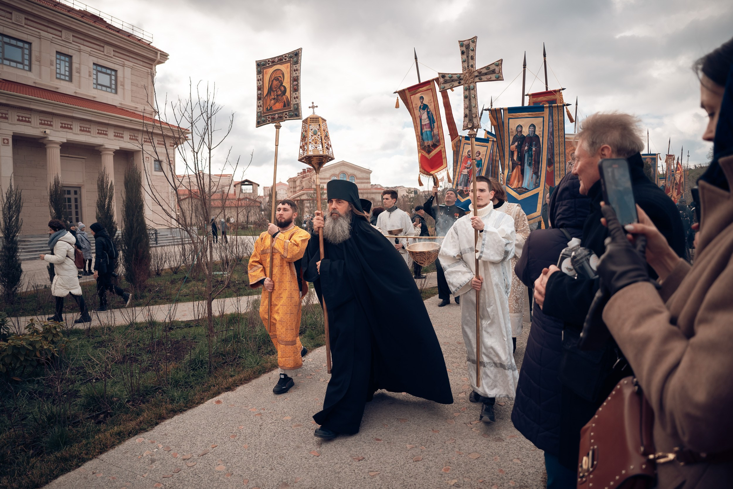 Крещение Господне в Херсонесском монастыре г. Севастополь. Церковный фотограф Севастополь