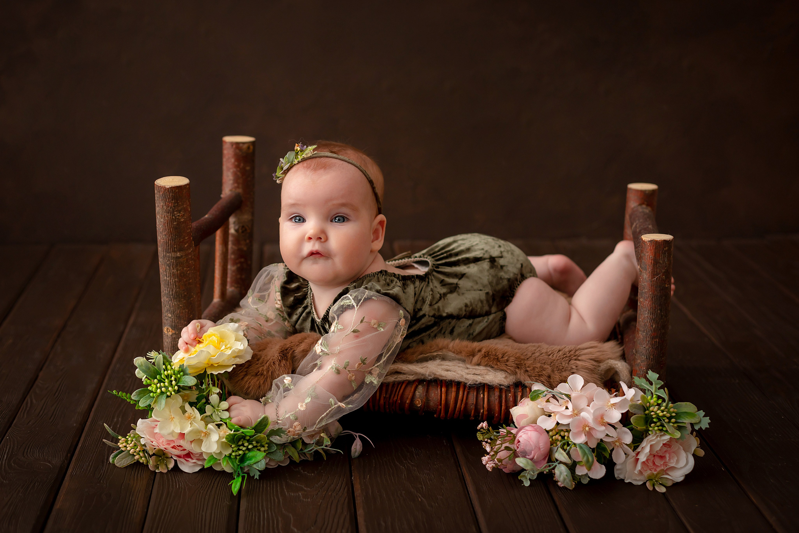 Малыши до года. Фотограф новорожденных в Тюмени