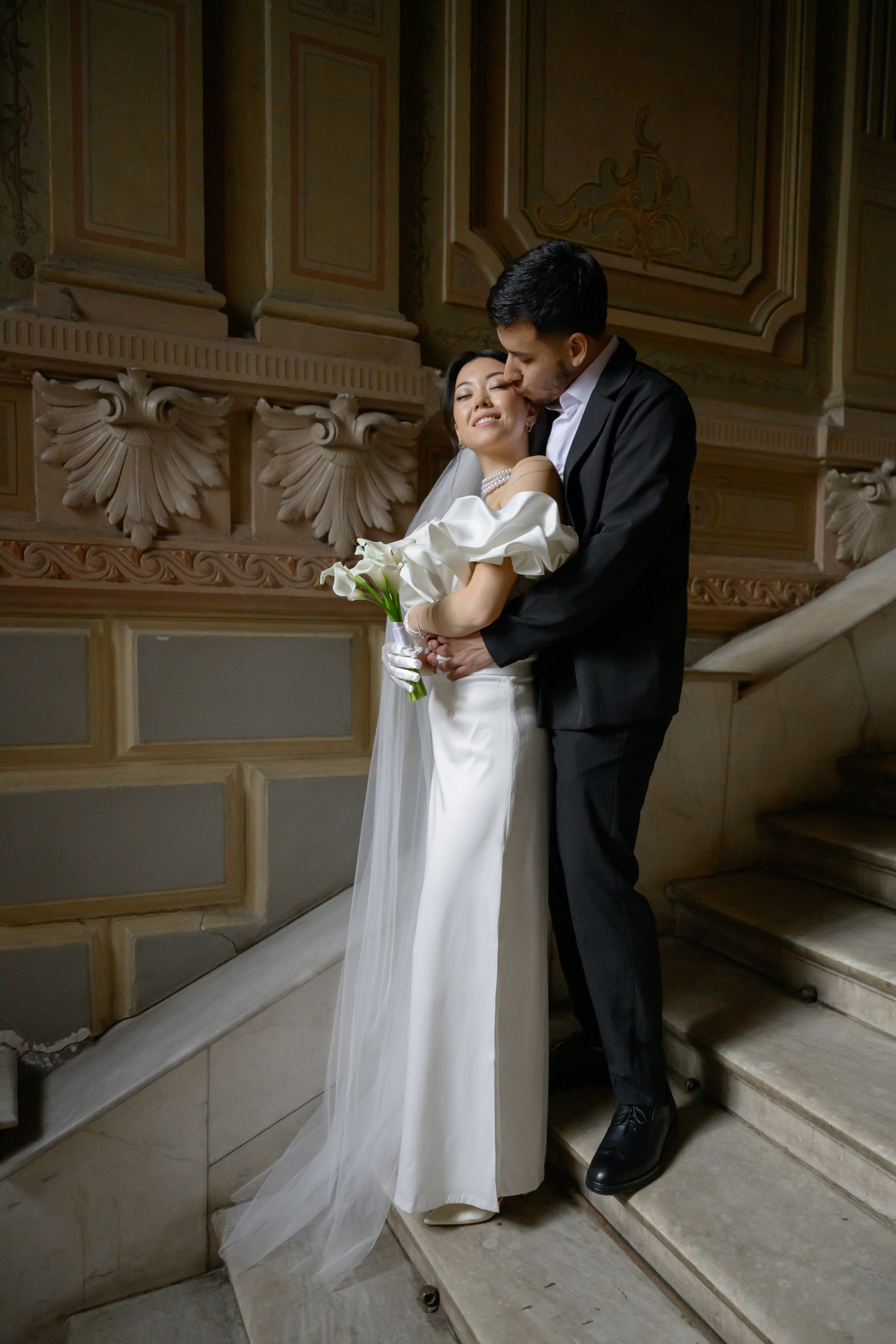 Свадьба для двоих в Москве. Грибоедовский ЗАГС и фотостудия 21 Kult. Semerlina.ru