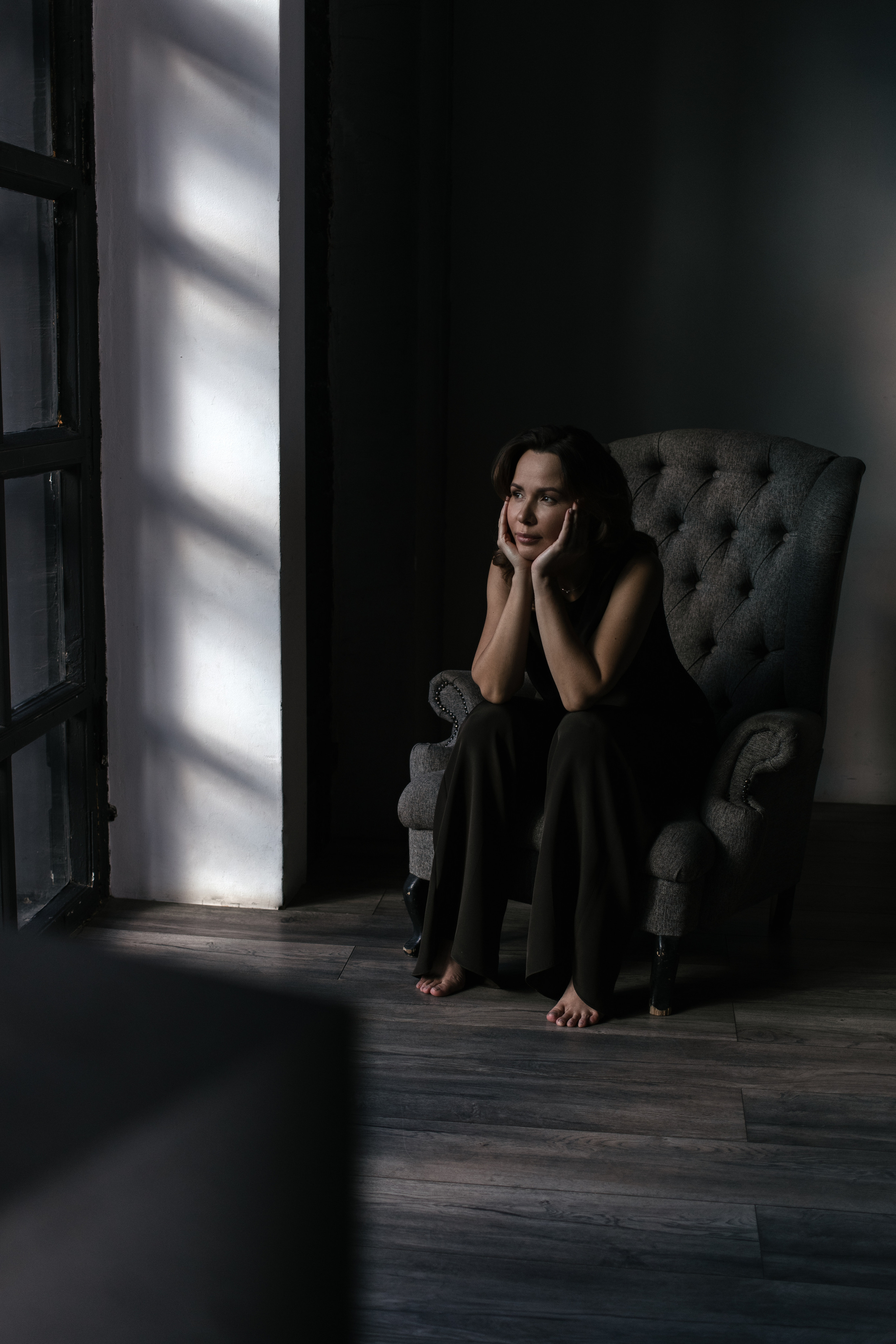 Индивидуальная фотосессия в студии. Фотограф из Санкт-Петербурга Оксана Валковая. Женский портрет. Портрет