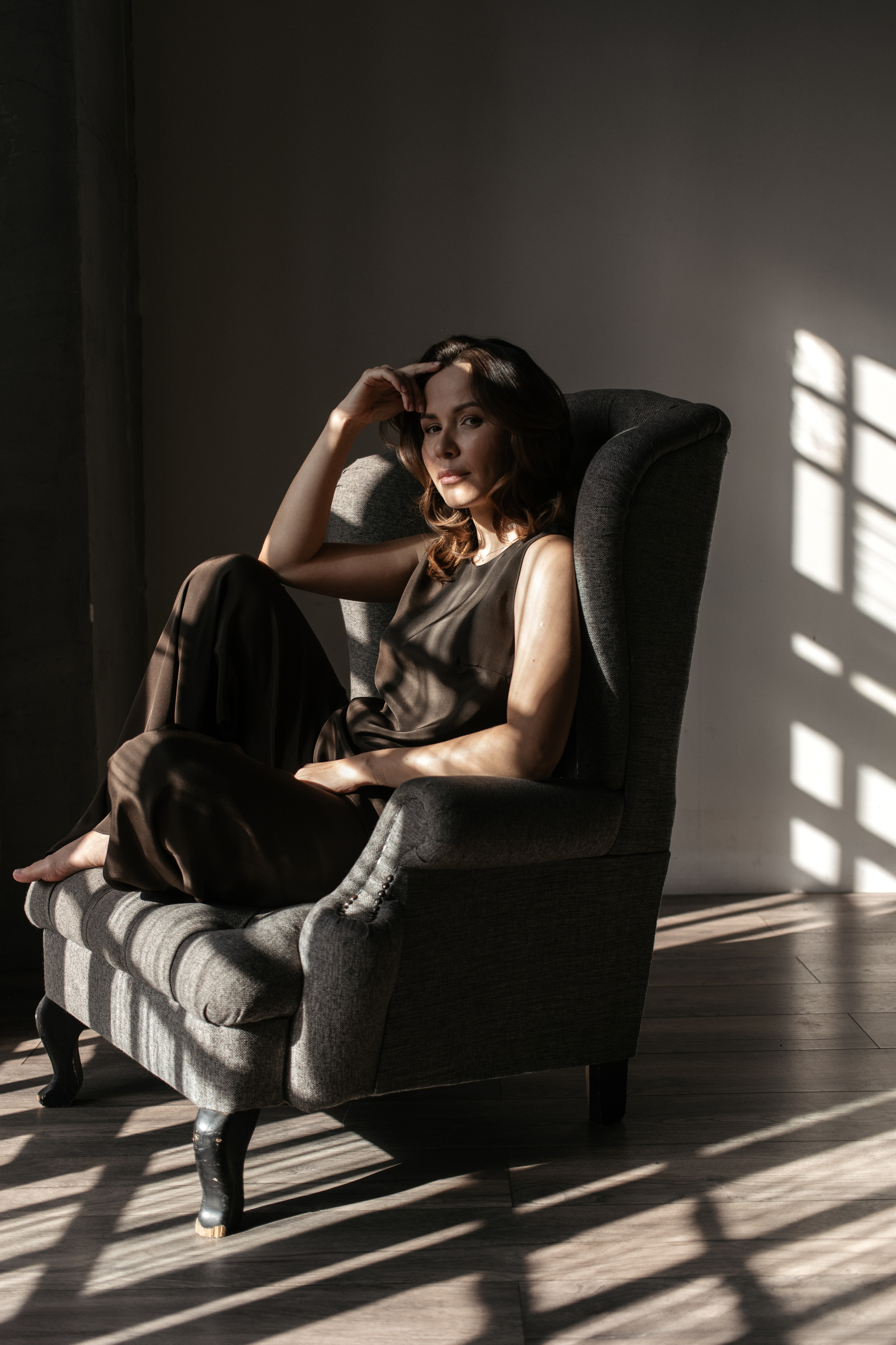 Индивидуальная фотосессия в студии. Фотограф из Санкт-Петербурга Оксана Валковая. Женский портрет. Портрет