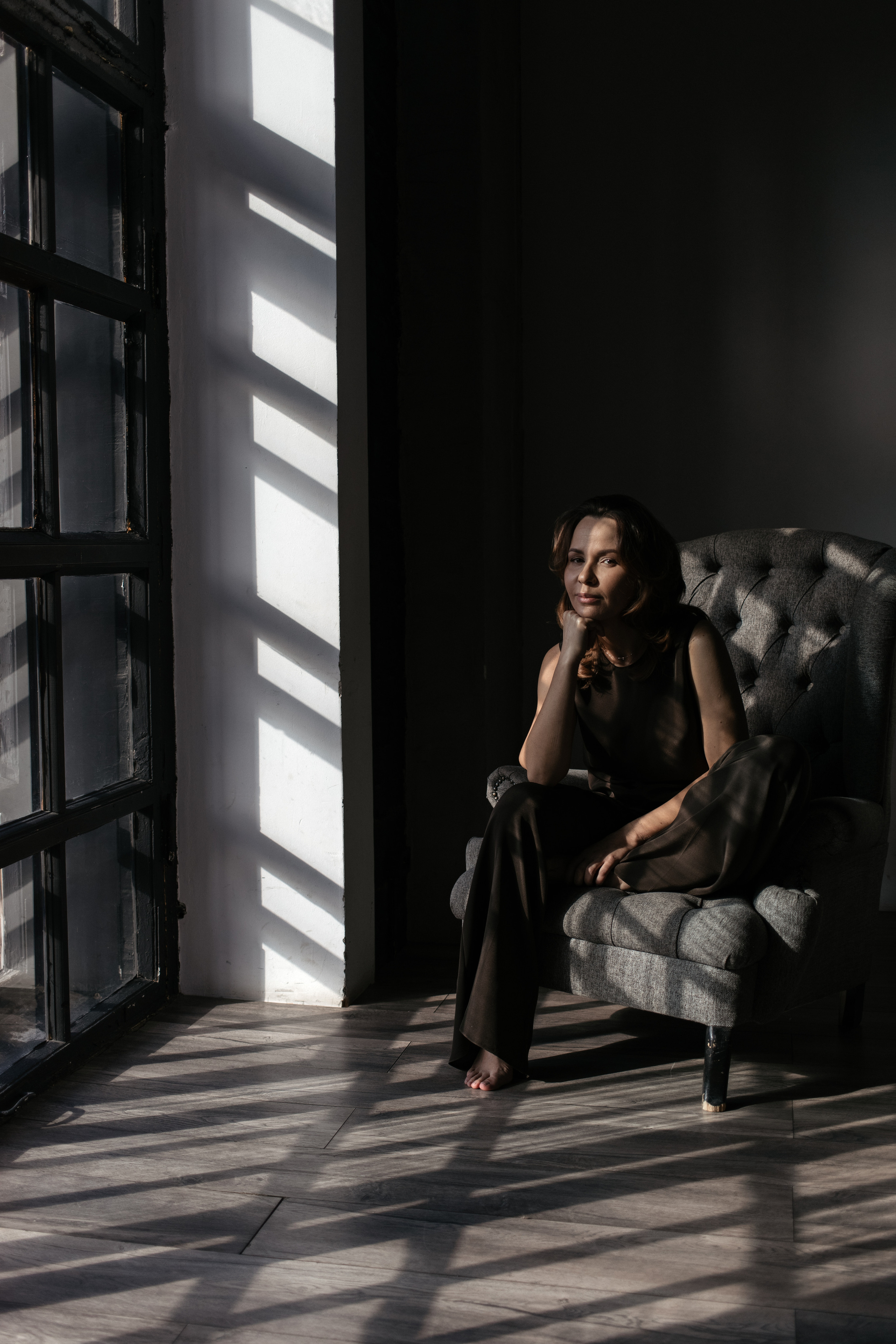 Индивидуальная фотосессия в студии. Фотограф из Санкт-Петербурга Оксана Валковая. Женский портрет. Портрет