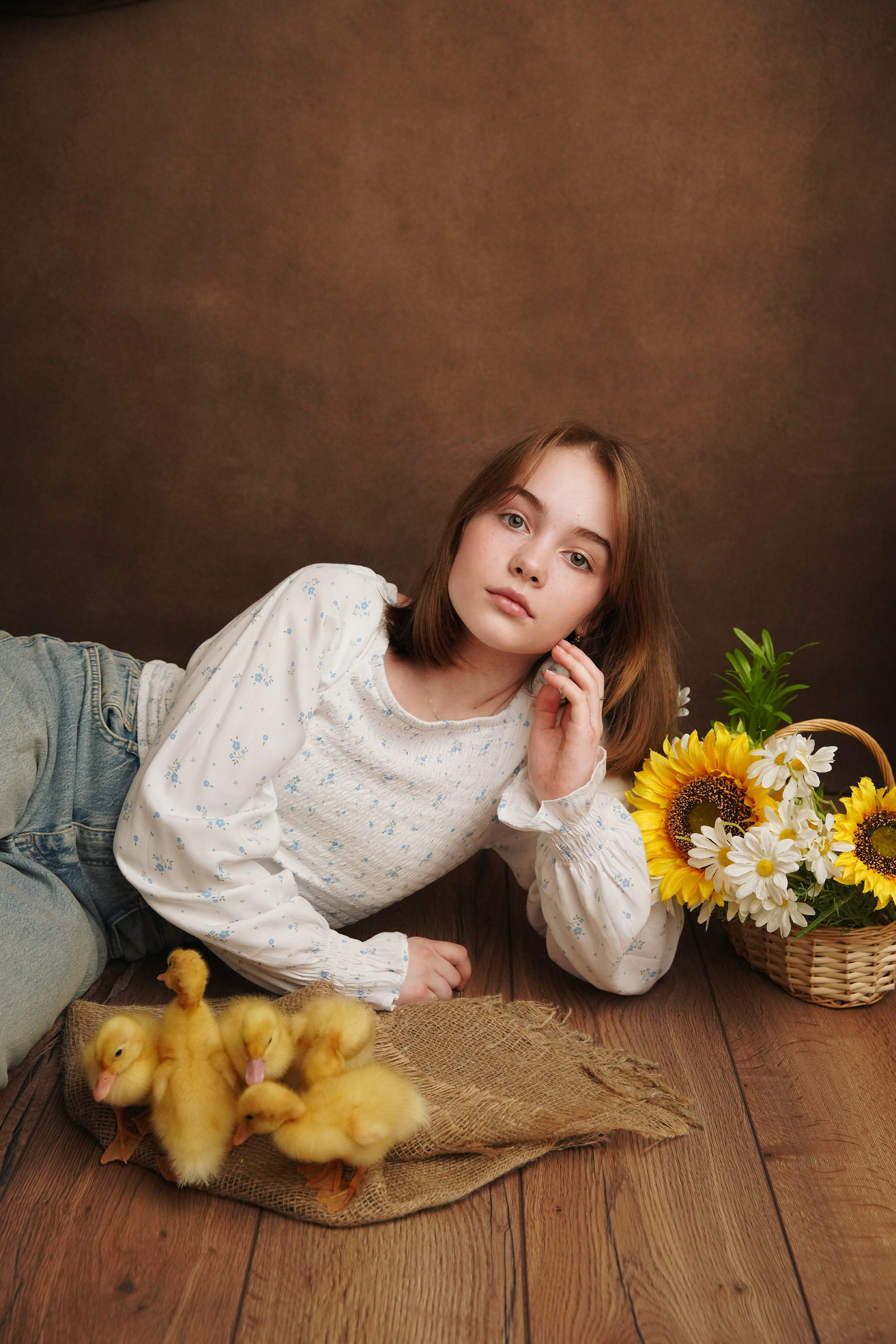 Утята. Фотограф новорожденных. Семейный и детский фотограф в городе Сургуте