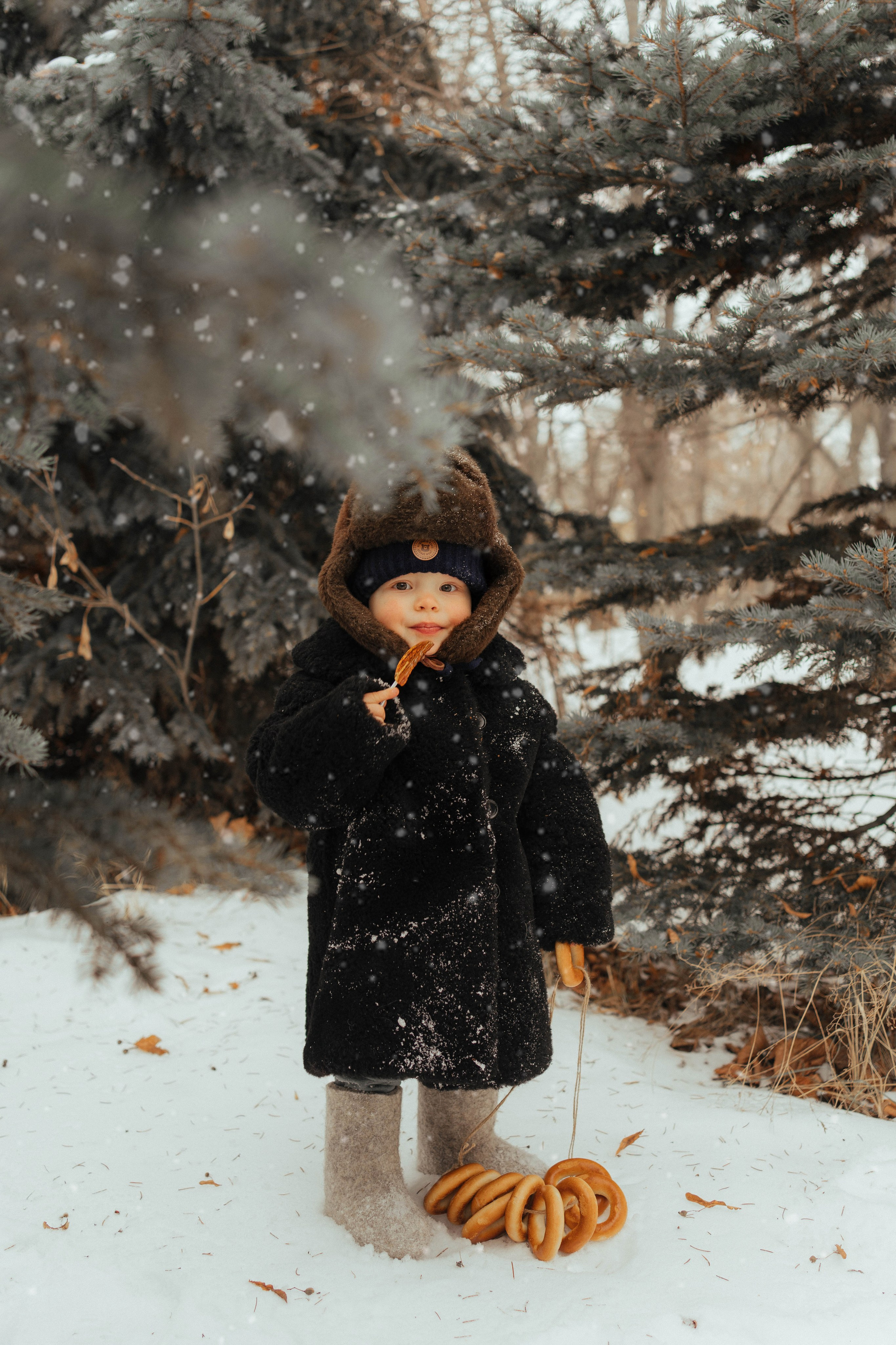 Фотопроект «Зимний лес». Семейный и детский фотограф новорожденных Ульяновск