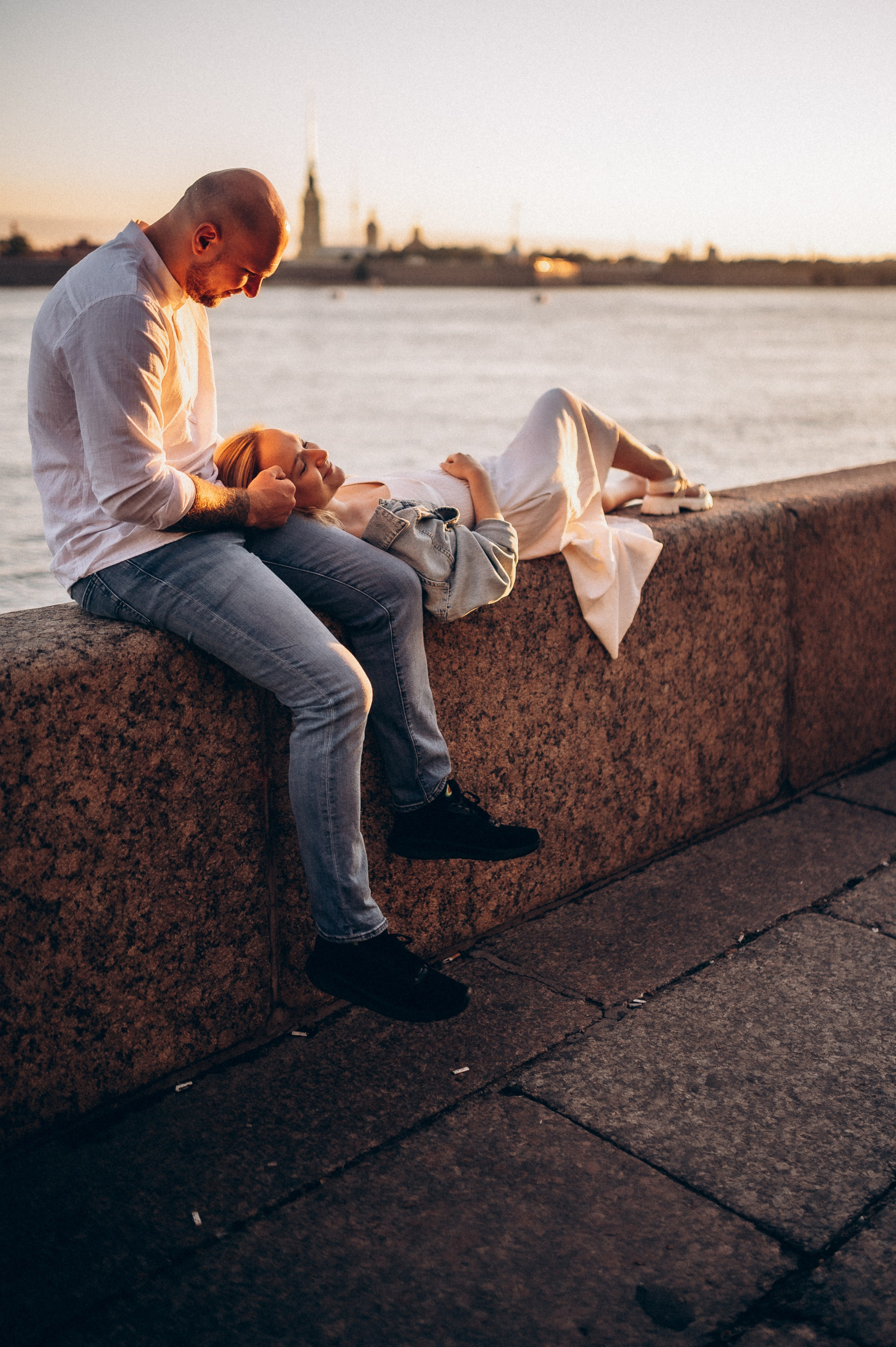 Лав стори Питер на рассвете. Фотограф ПИТЕР СПБ Надежда Баранова