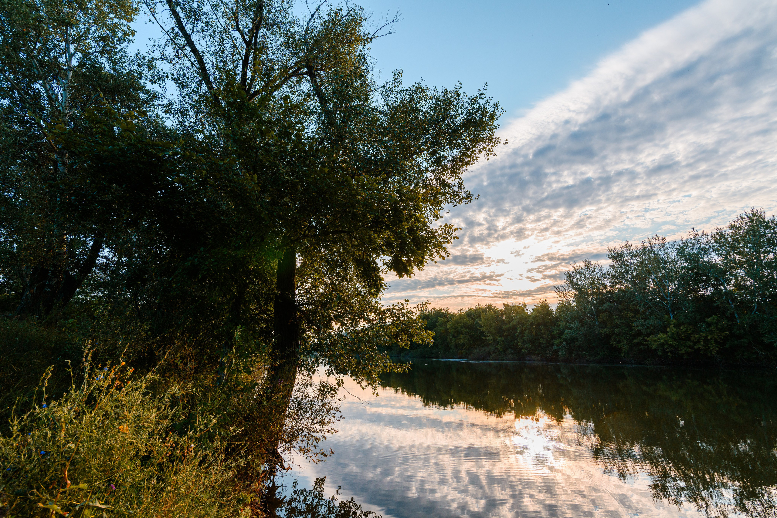 чаган, уральск, зко, река, утро