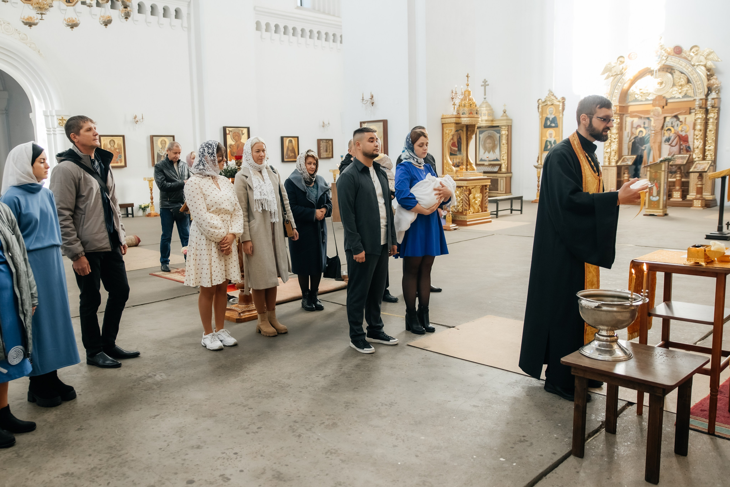 Крещение Мирославы. Храм иконы Божьей Матери «Всех скорбящих Радость». Фотограф ВИКА МЕДУЗА