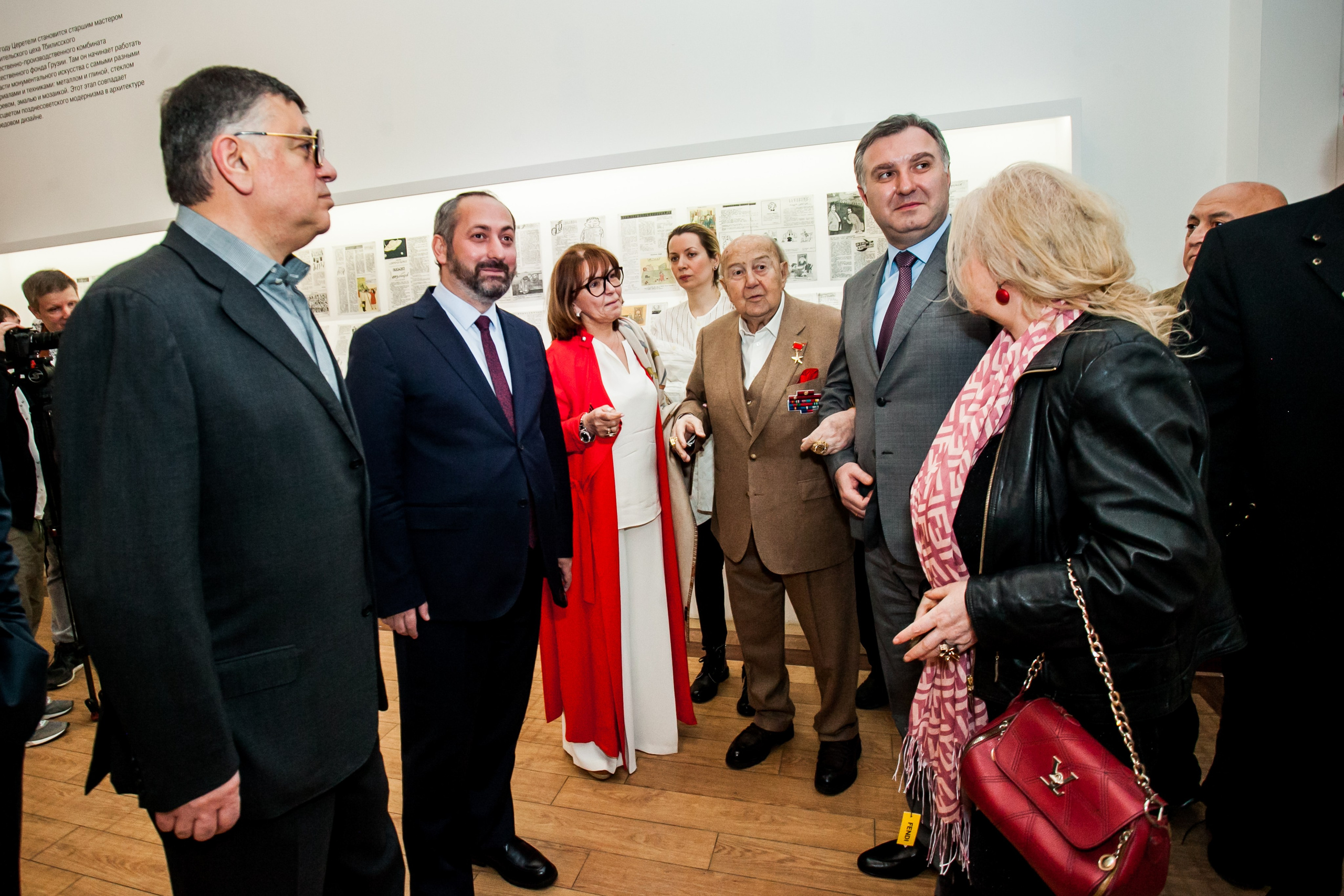 Открытие выставки Зураба Церетели. Art photographer Nino