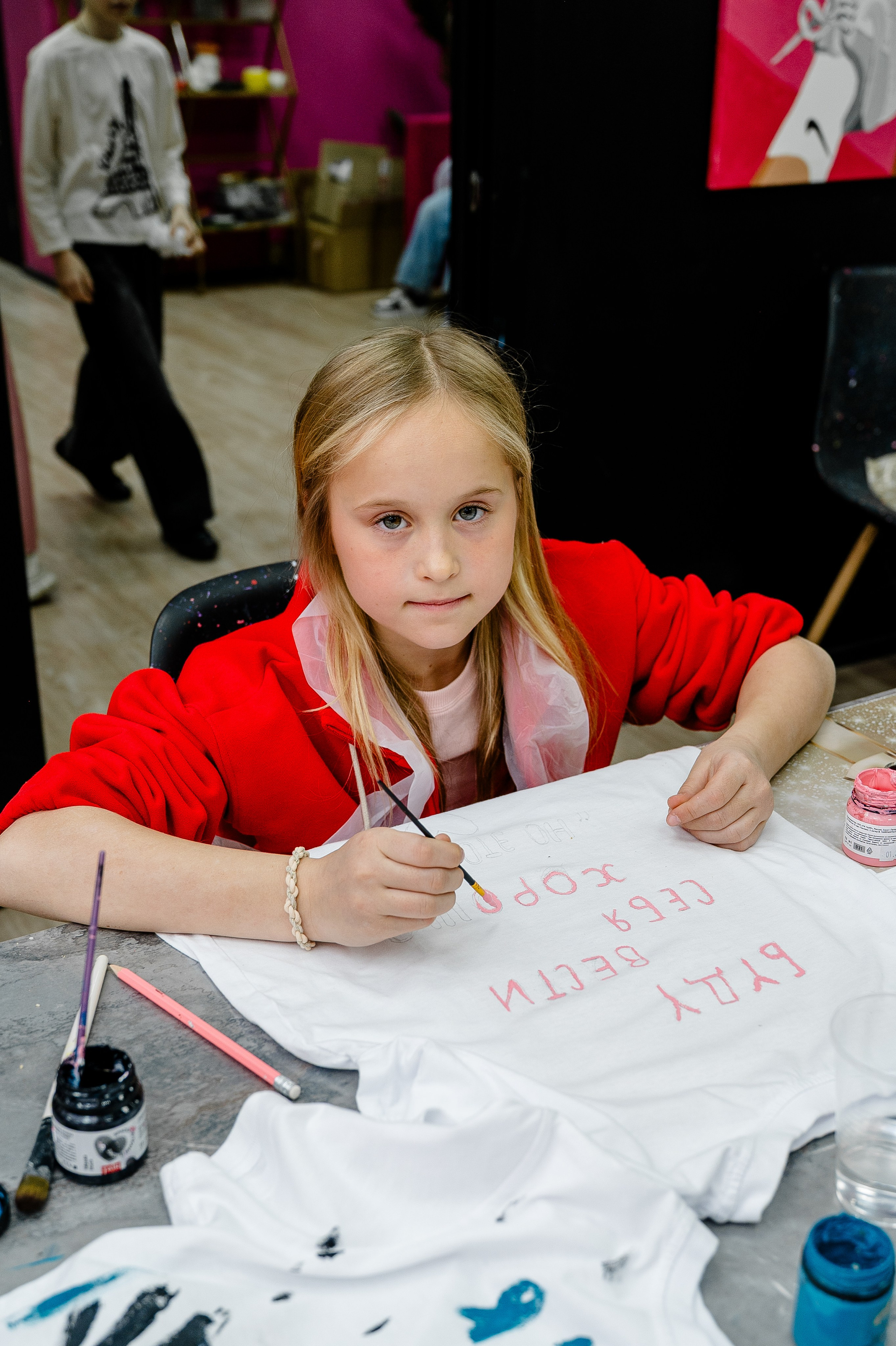 Детский День рождения. Мк роспись футболок. Alice_insomnia