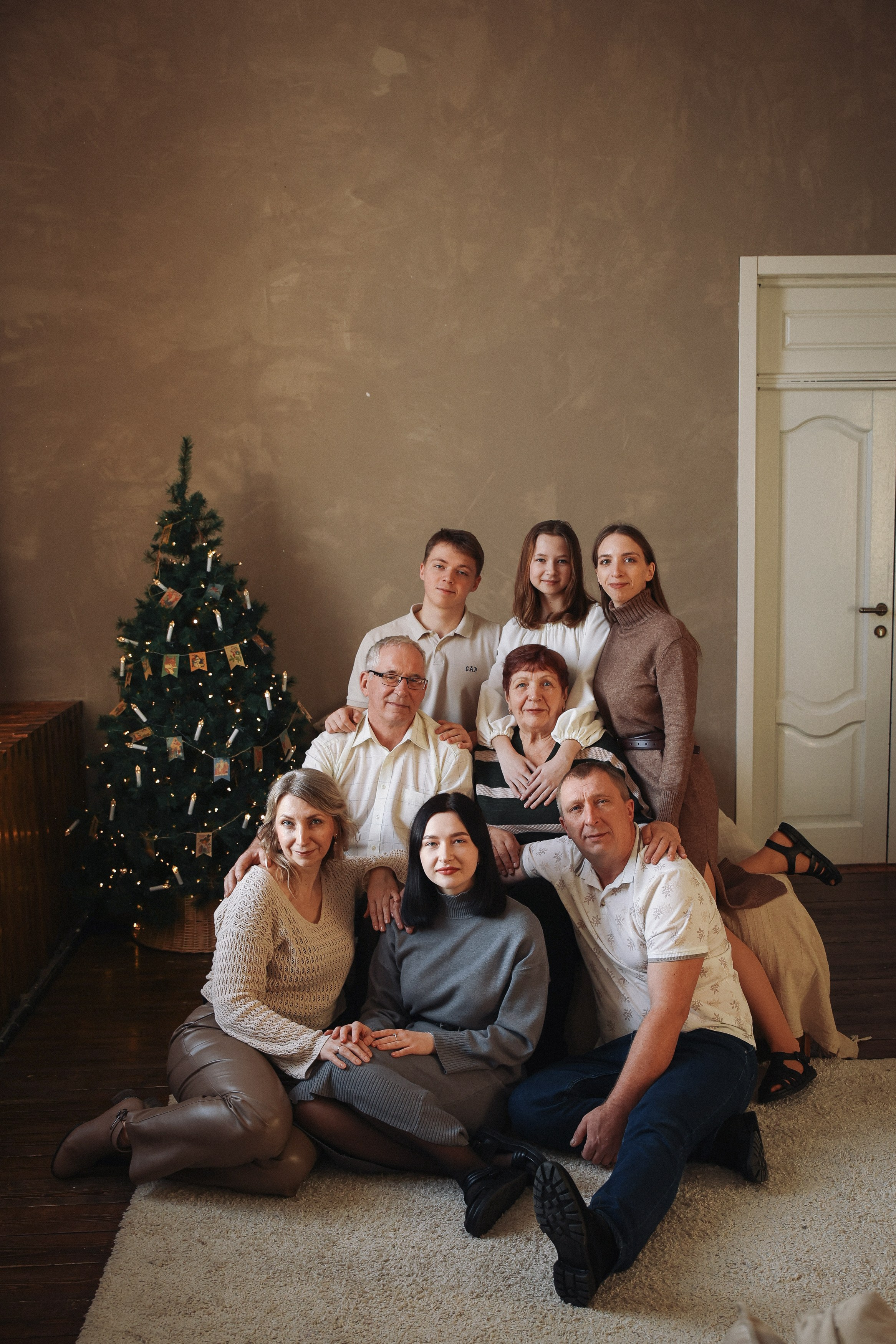 Семейная фотосессия Большая семья Фотосессия с родителями. Фотограф Владимир Москва