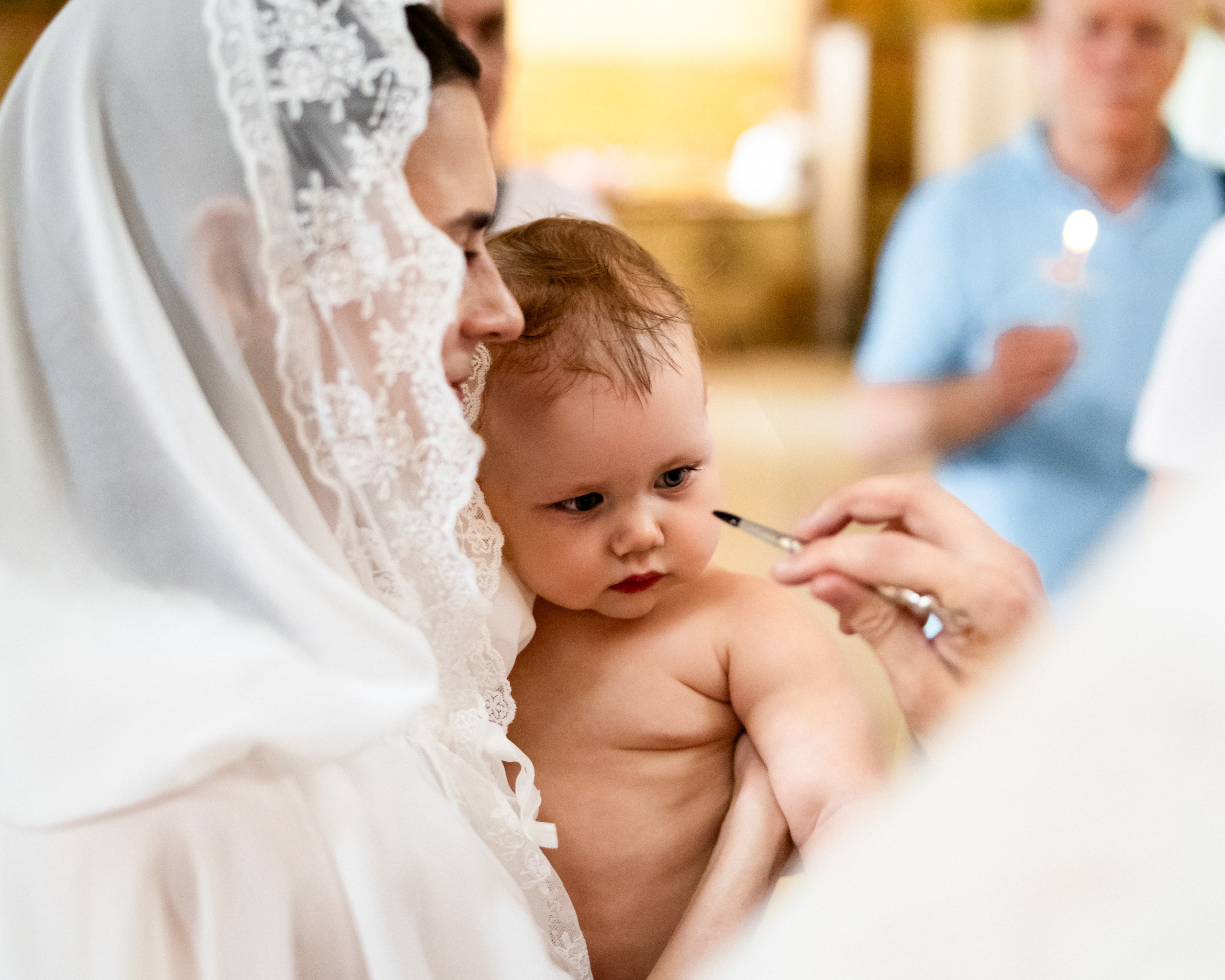Крещение Евангелины. Уникальный фотограф на крещение и венчание. Москва