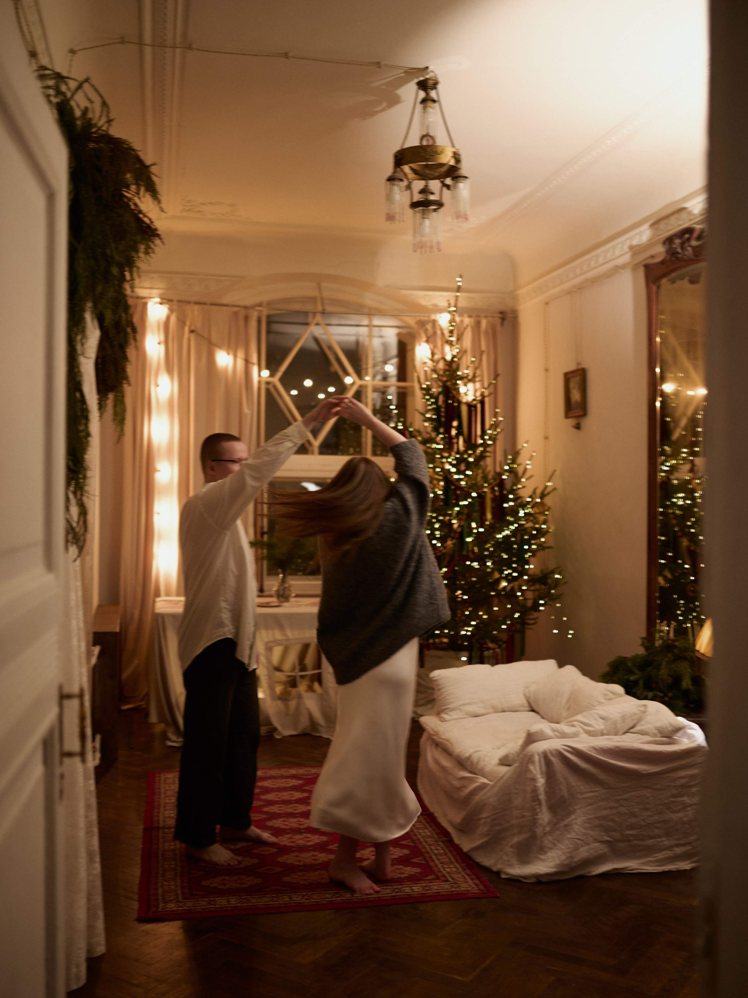 Подарок на годовщину — новогодняя съемка. Фотограф СПБ Засорина Юлия