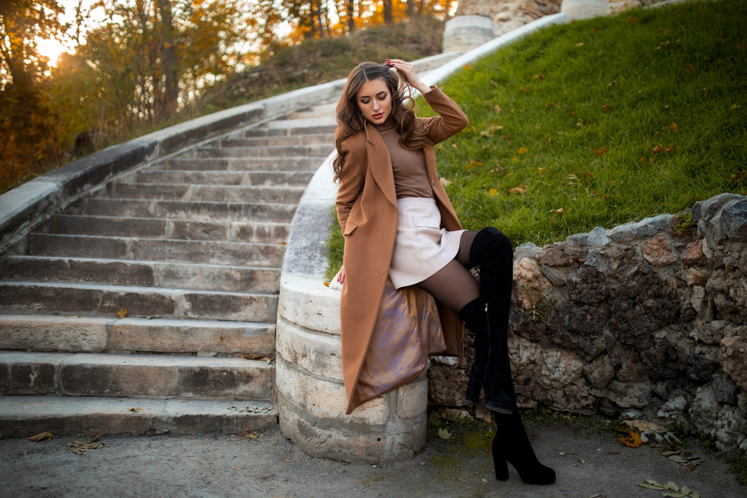 Осенняя съемка с Анастасией на природе в формате для «себя»