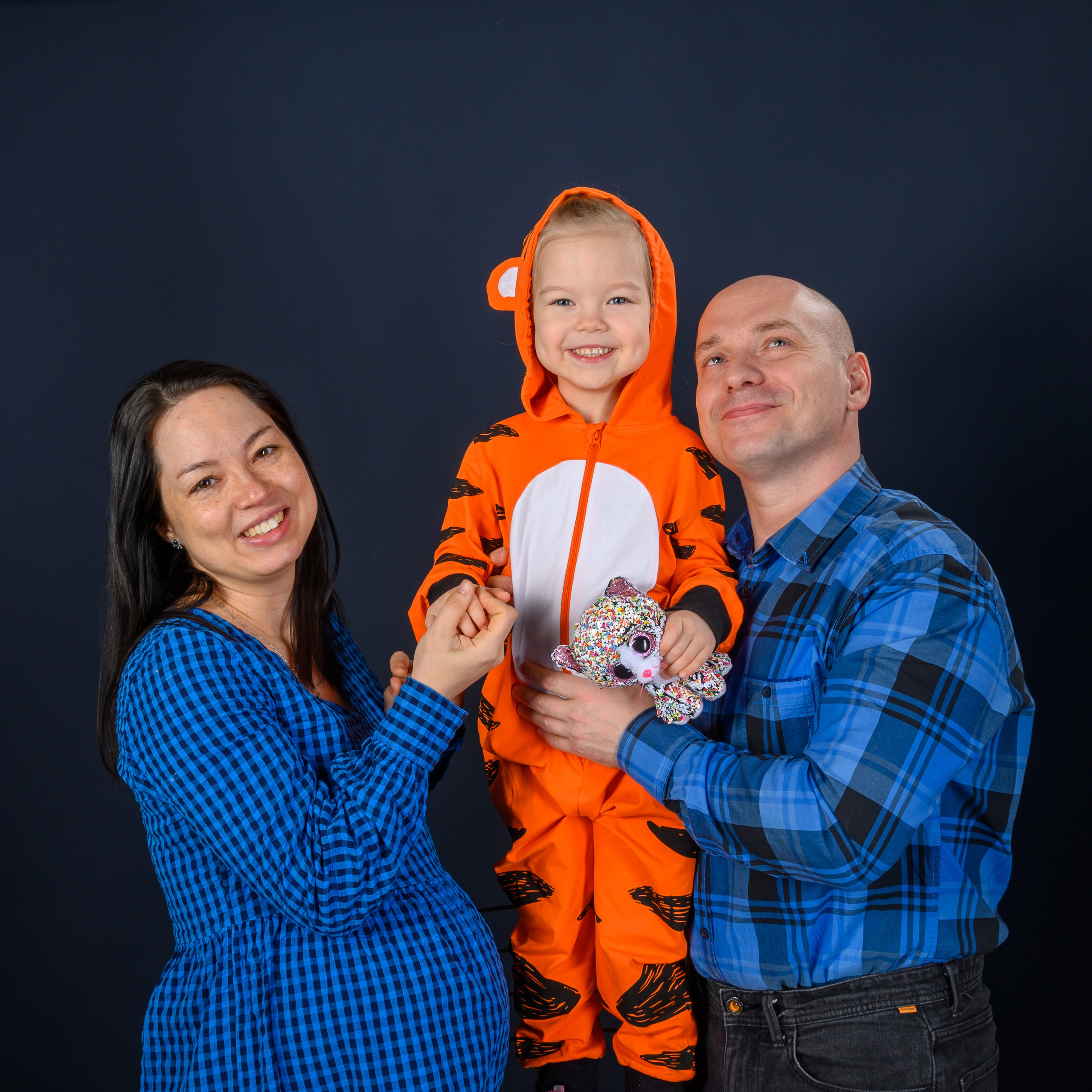 Семейная Фотосессия. Фотограф Андрей Зикеев, фотостудия AzArt Studio в Москве