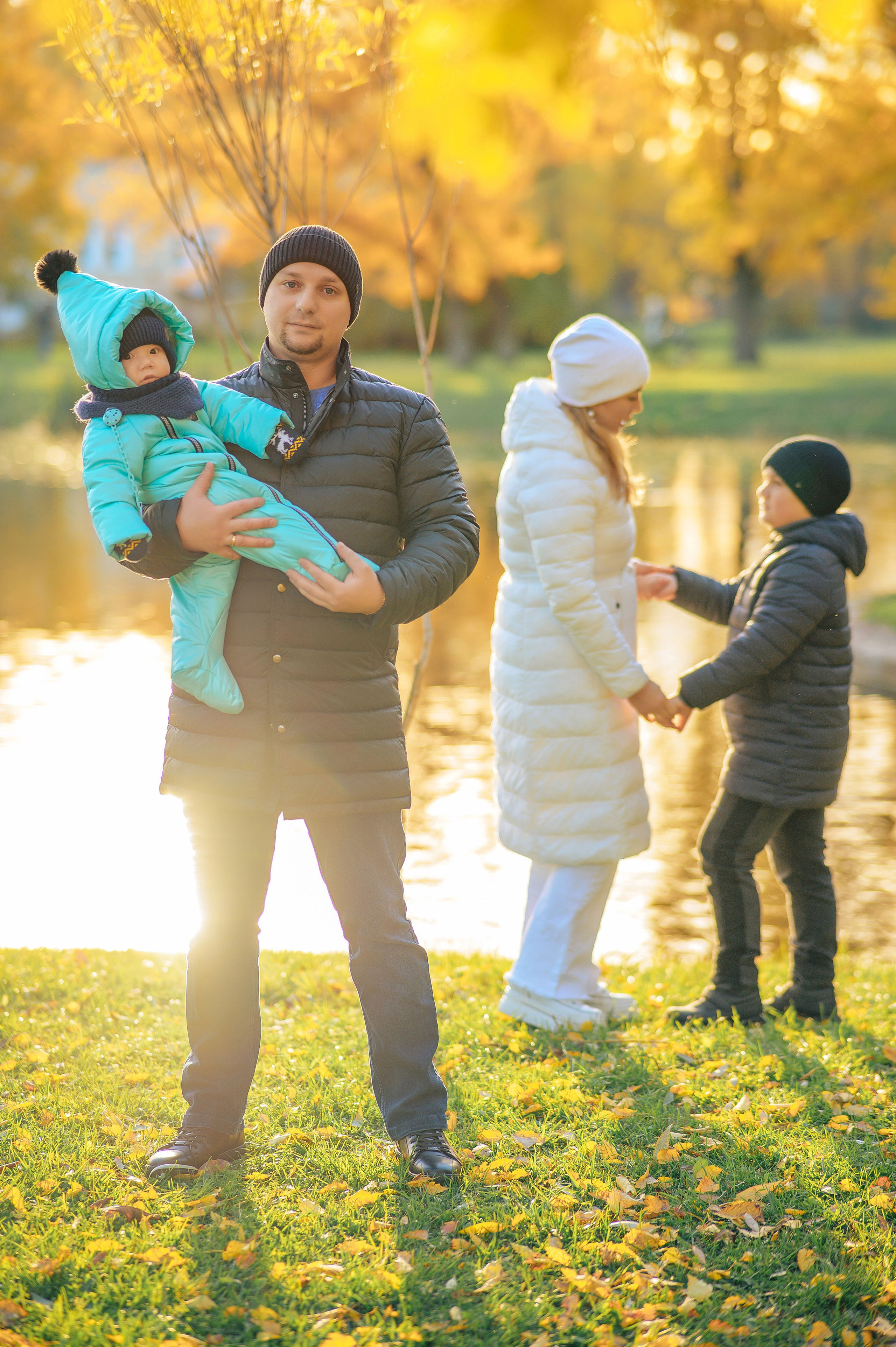 Осенняя съемка для семьи в Санкт-Петербурге. Семейный и свадебный фотограф в Санкт-Петербурге Гришин Юрий
