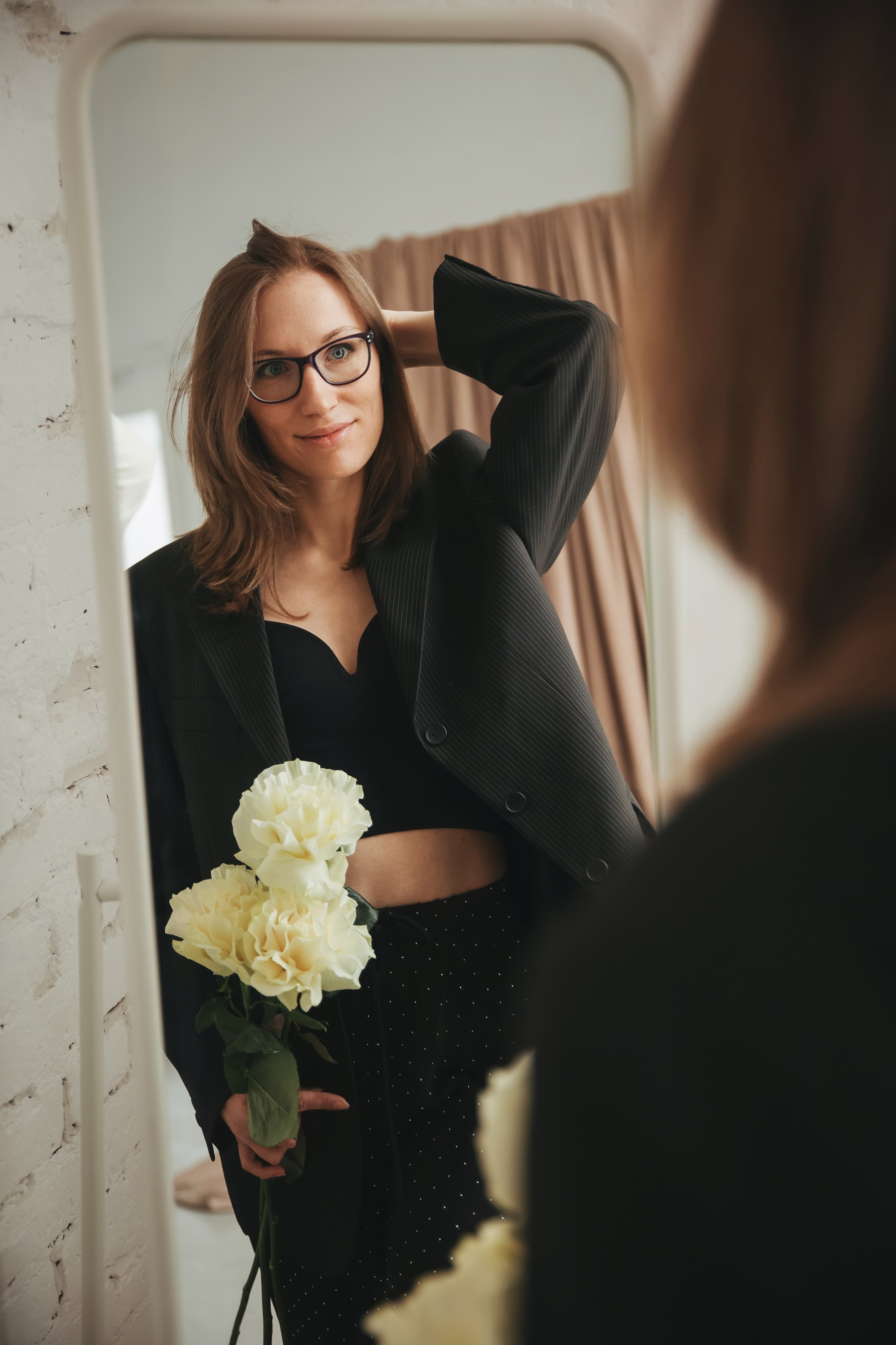 Индивидуальная фотосессия для девушки Женская фотосессия в студии. Фотограф Владимир Москва