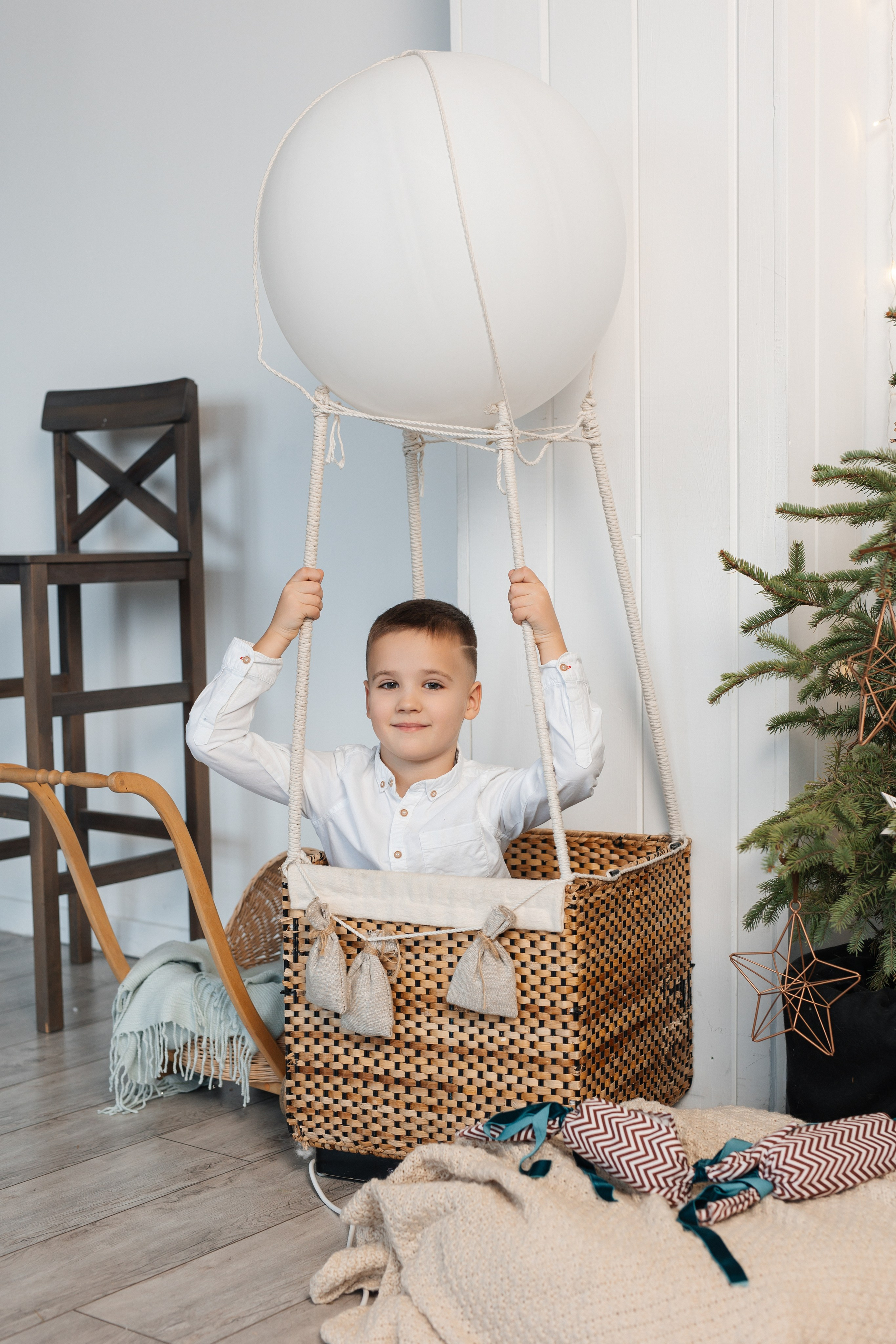 Семейная новогодняя фотосессия