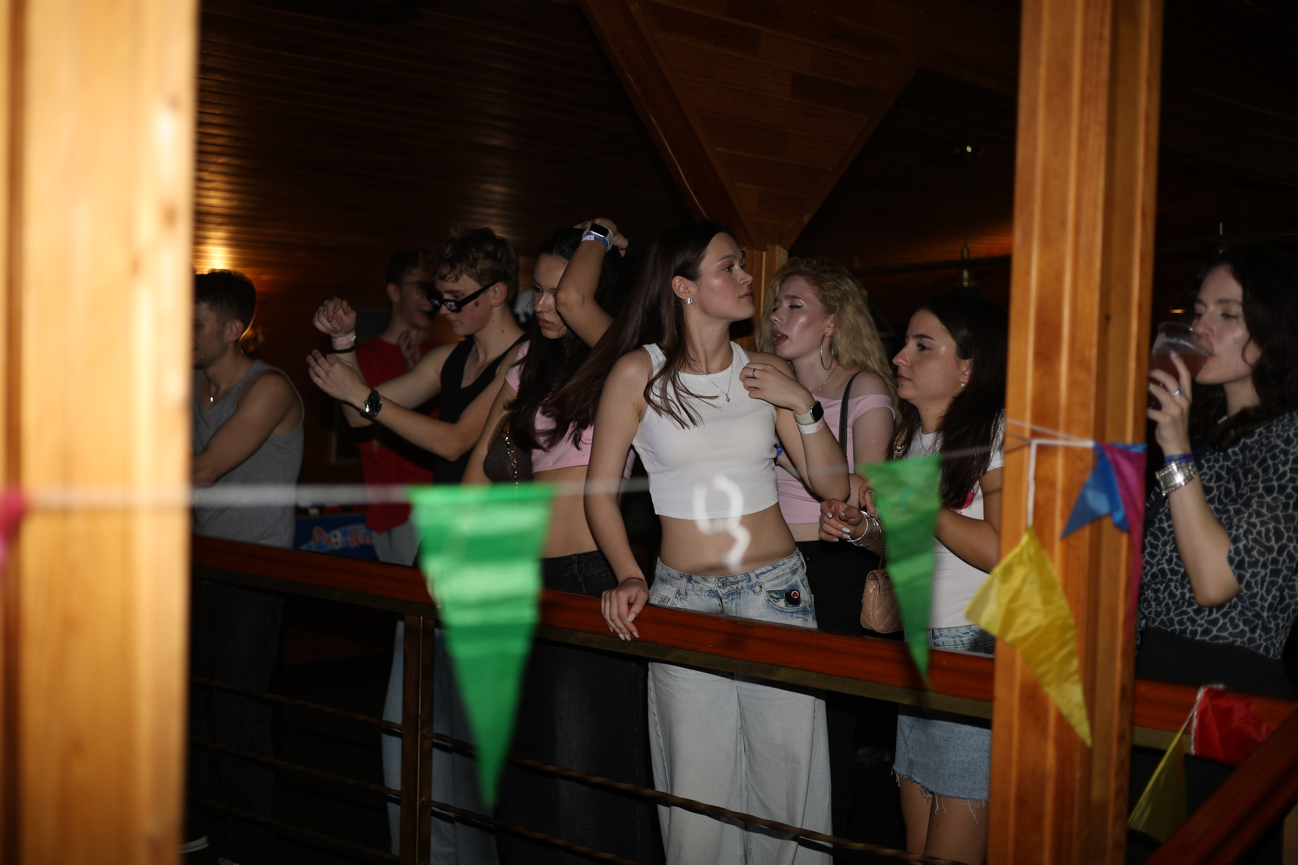 Student american-style party. Mintonov's Film Studio